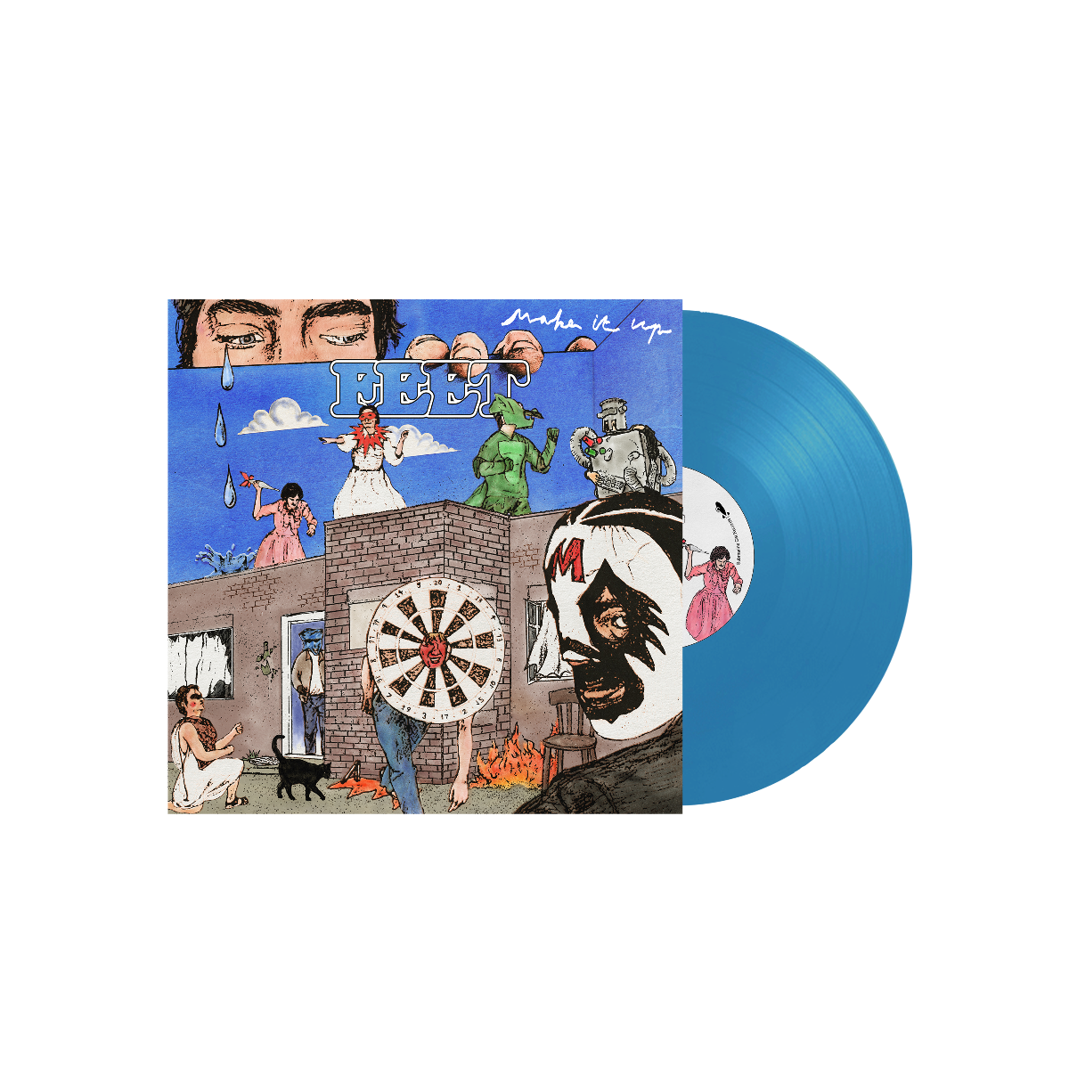 FEET - Make It Up: Limited Transparent Blue Vinyl LP