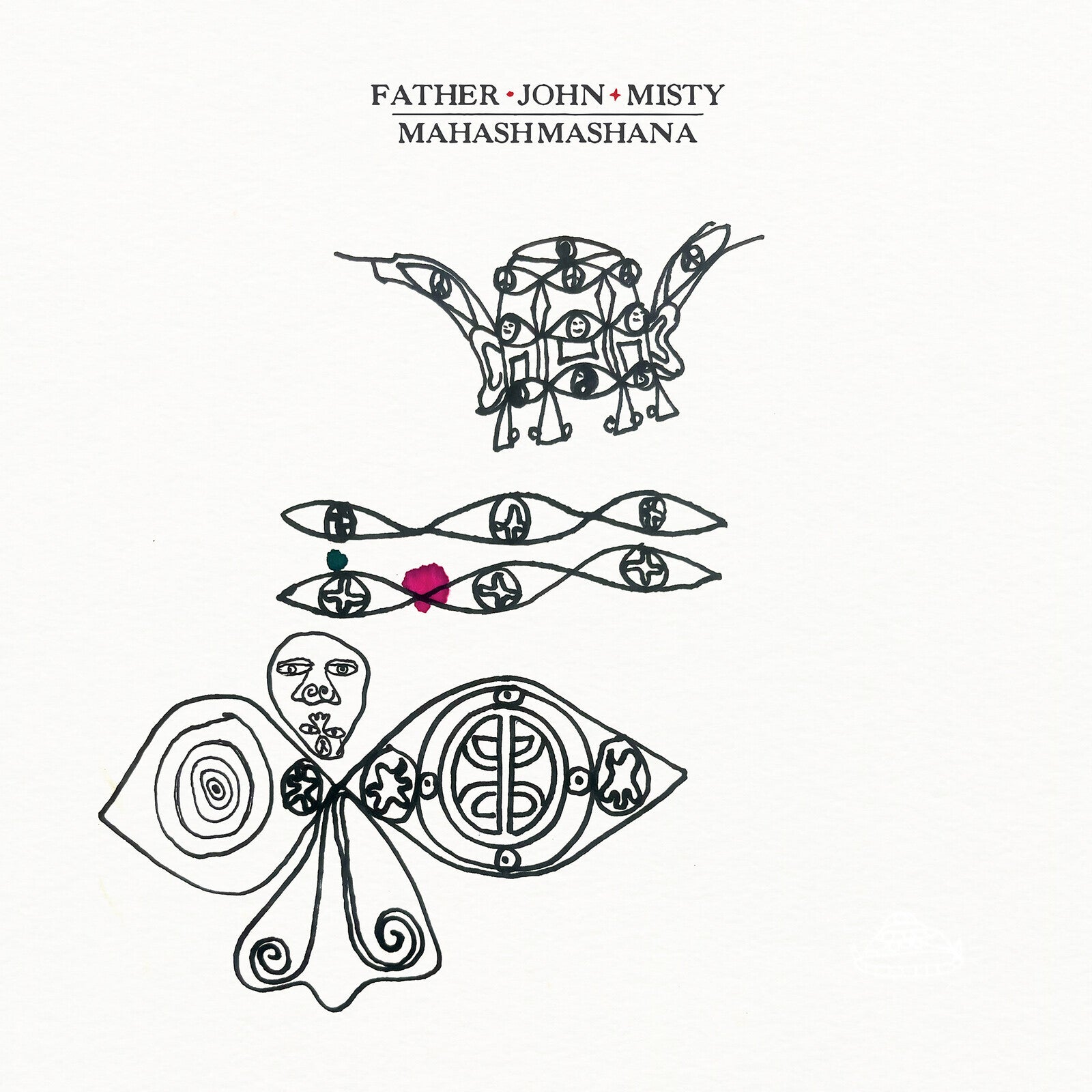 Father John Misty - Mahashmashana: Limited Dark Red & Silver Marble 2LP
