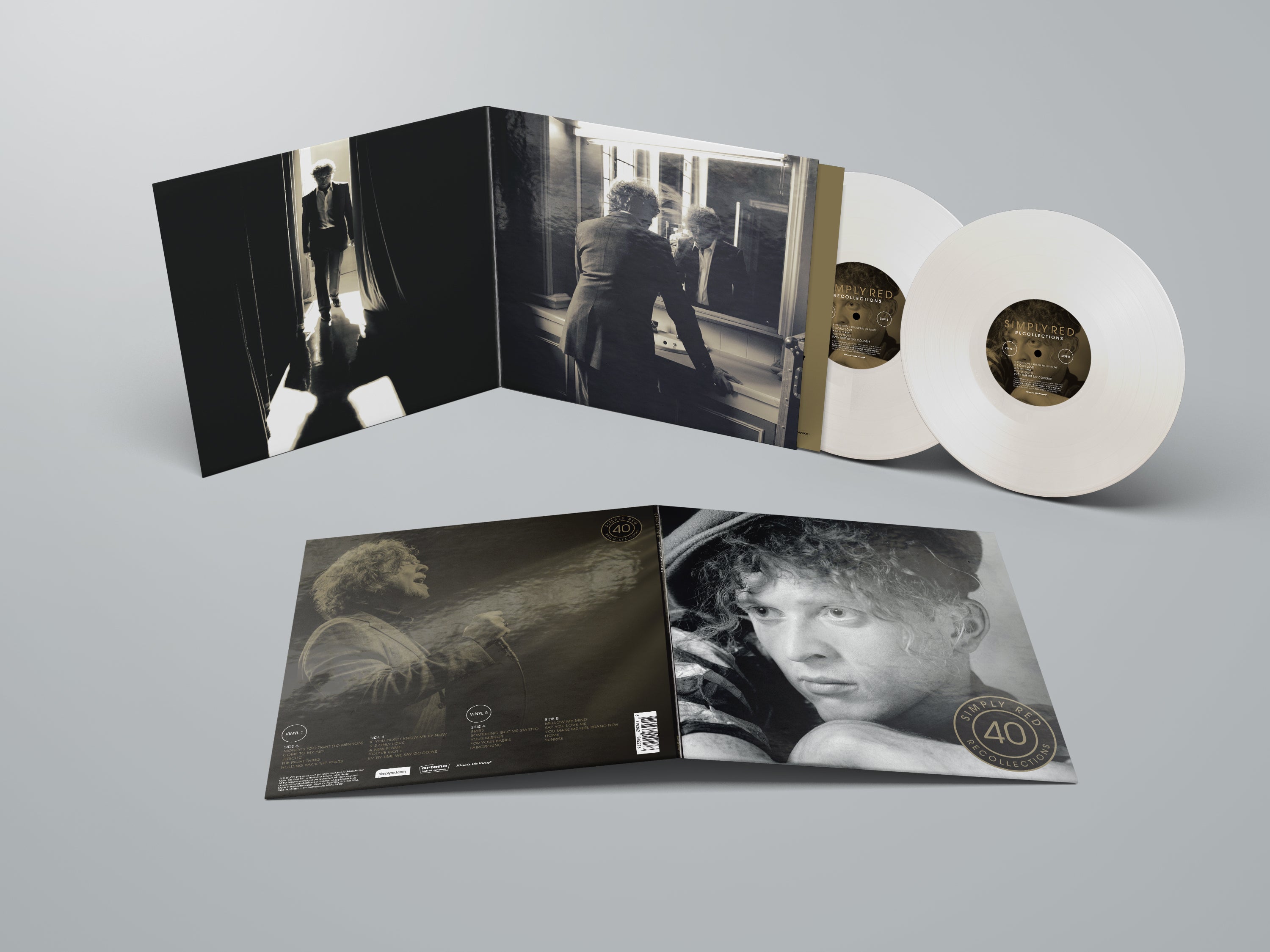 Simply Red - Recollections: Clear & Black Marbled Vinyl 2LP