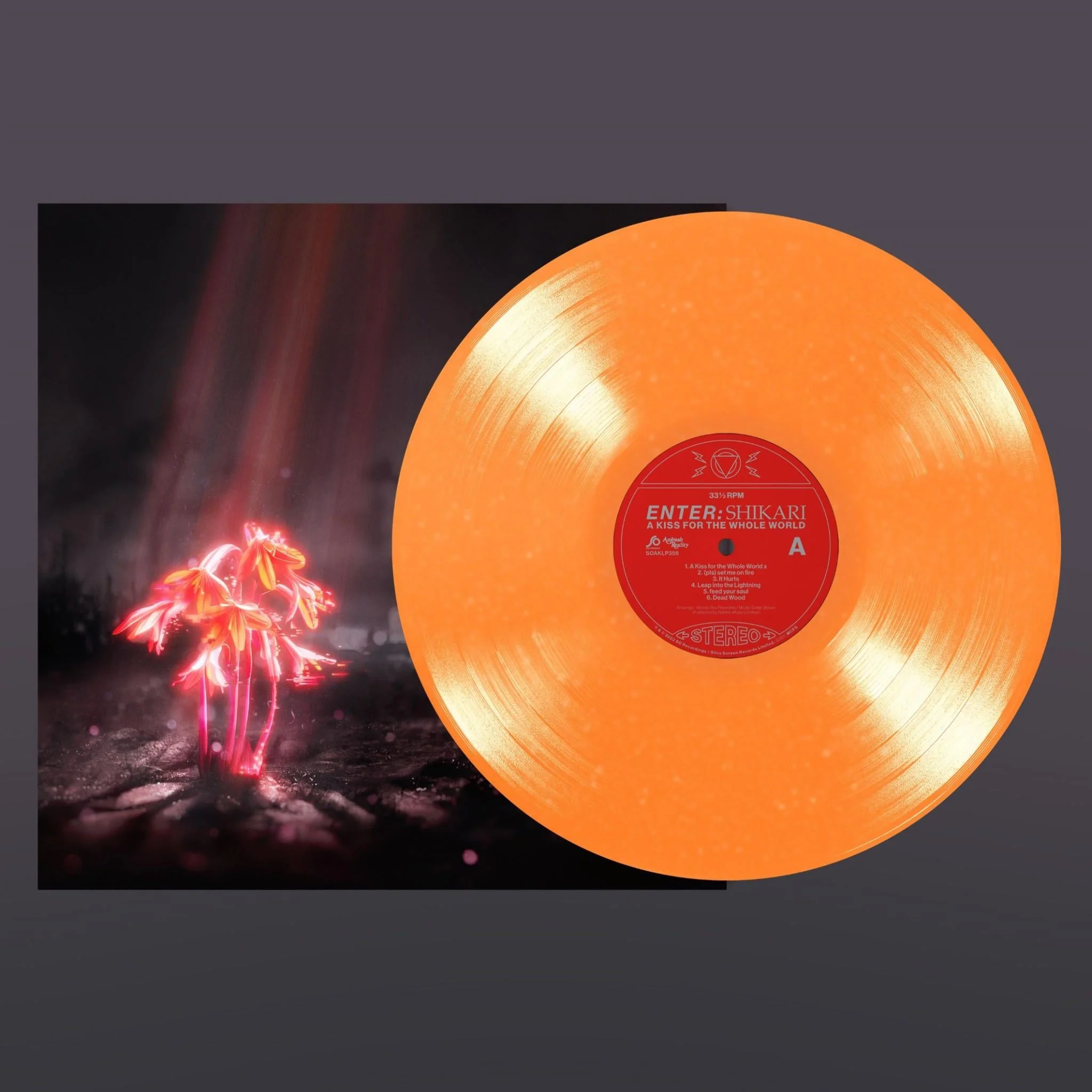 Enter Shikari - A Kiss for the Whole World: Orange Sunset Vinyl LP