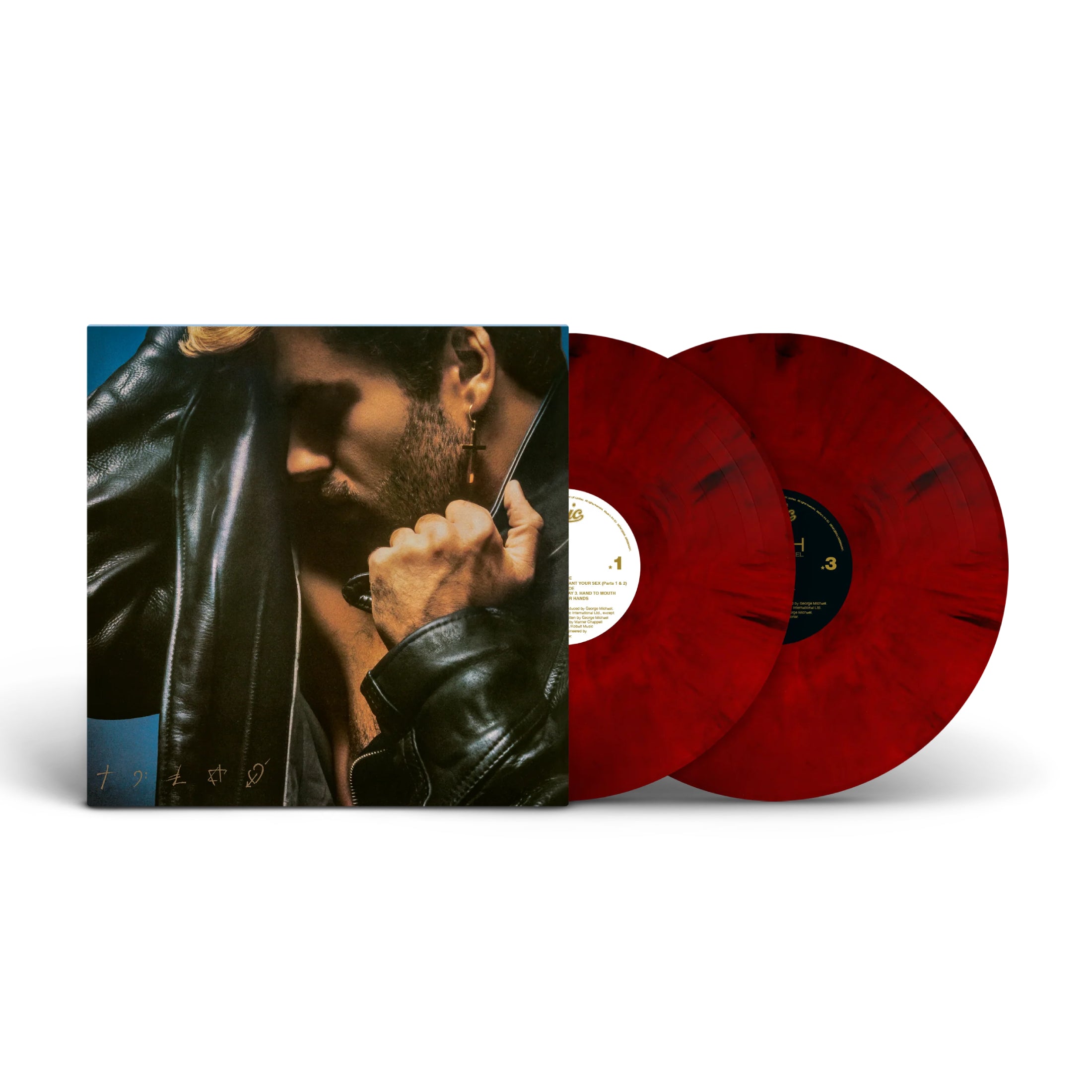 George Michael - Faith: Red & Black Marble Vinyl 2LP