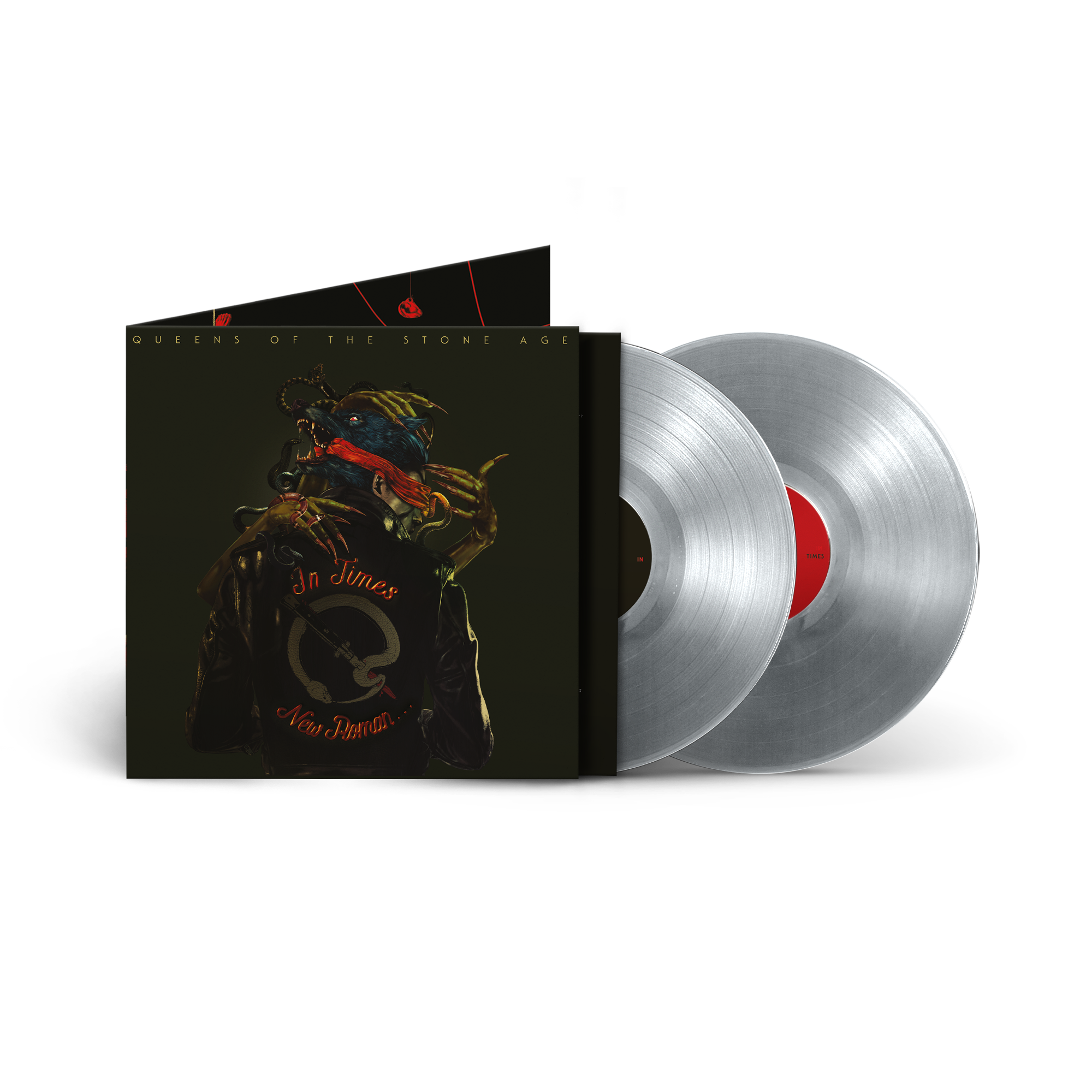 Queens Of The Stone Age - In Times New Roman... Opaque Silver 2lp