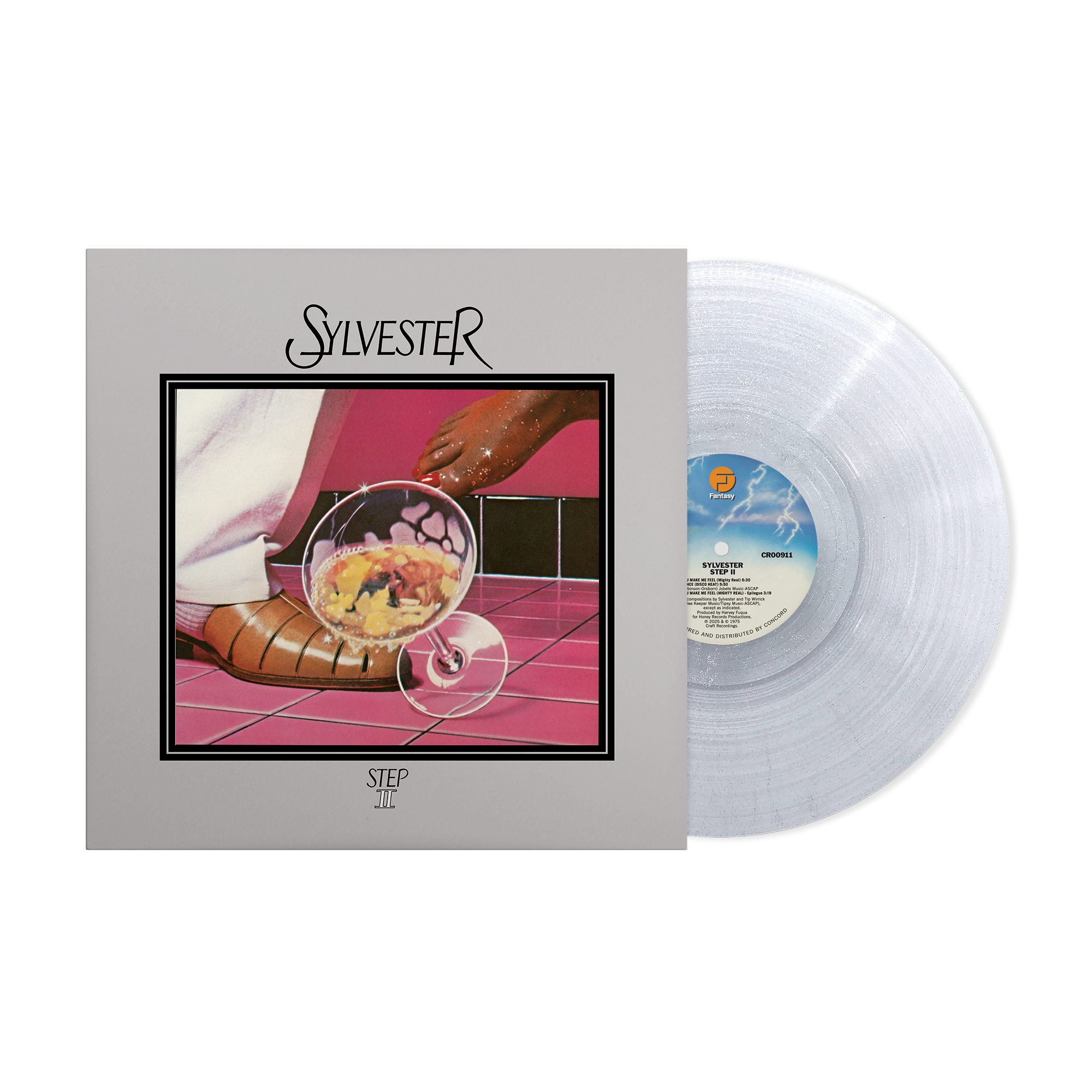 Sylvester - Step II: Clear Glitter Vinyl LP