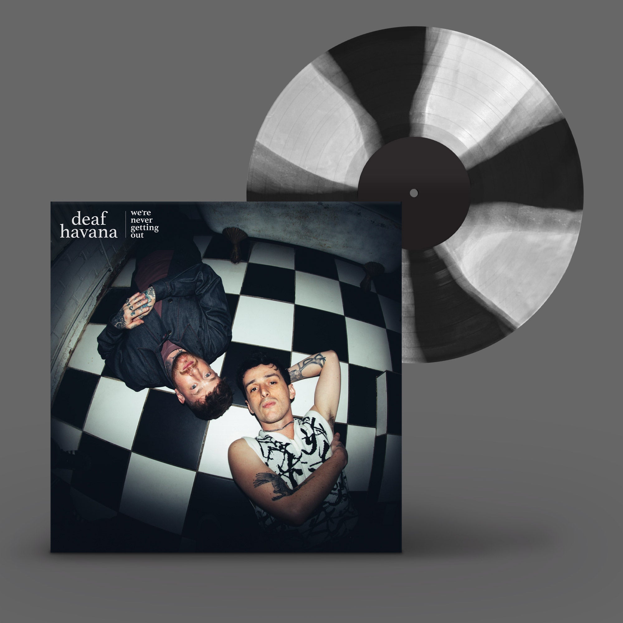 We're Never Getting Out: Black & White Cornetto Vinyl LP & Signed Print