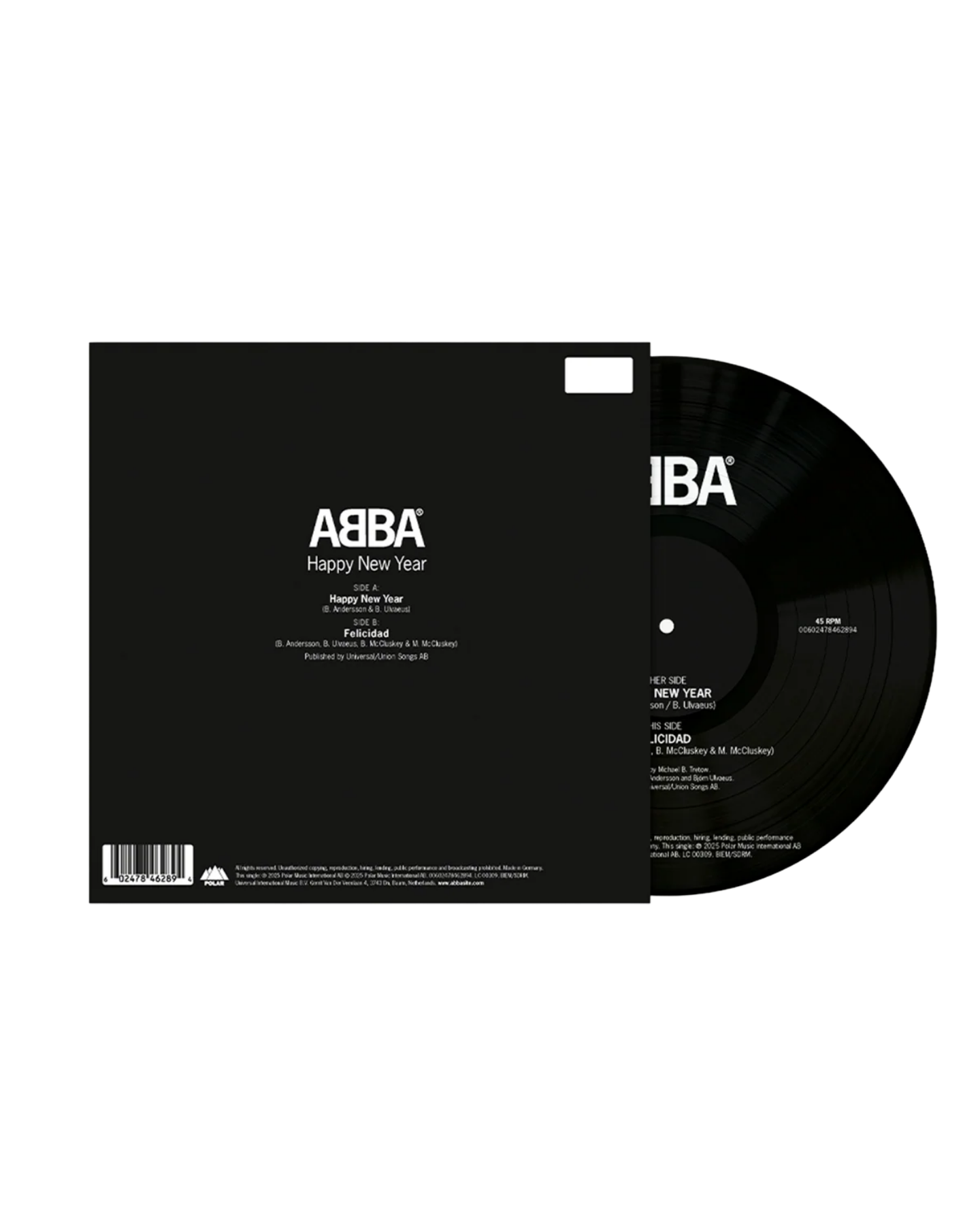 ABBA - Happy New Year: 7" Zoetrope