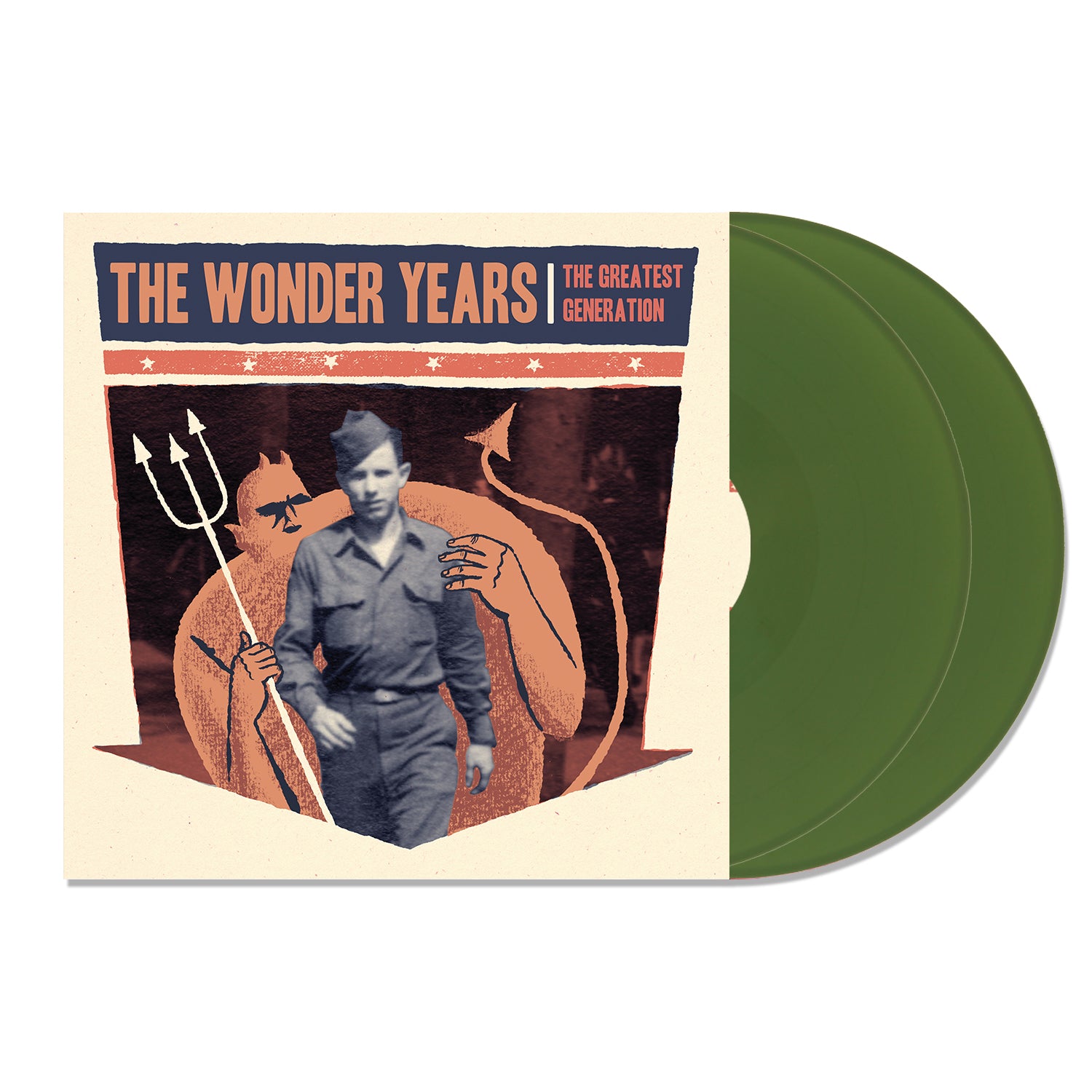 The Wonder Years - The Greatest Generation: Olive Green 2LP Vinyl