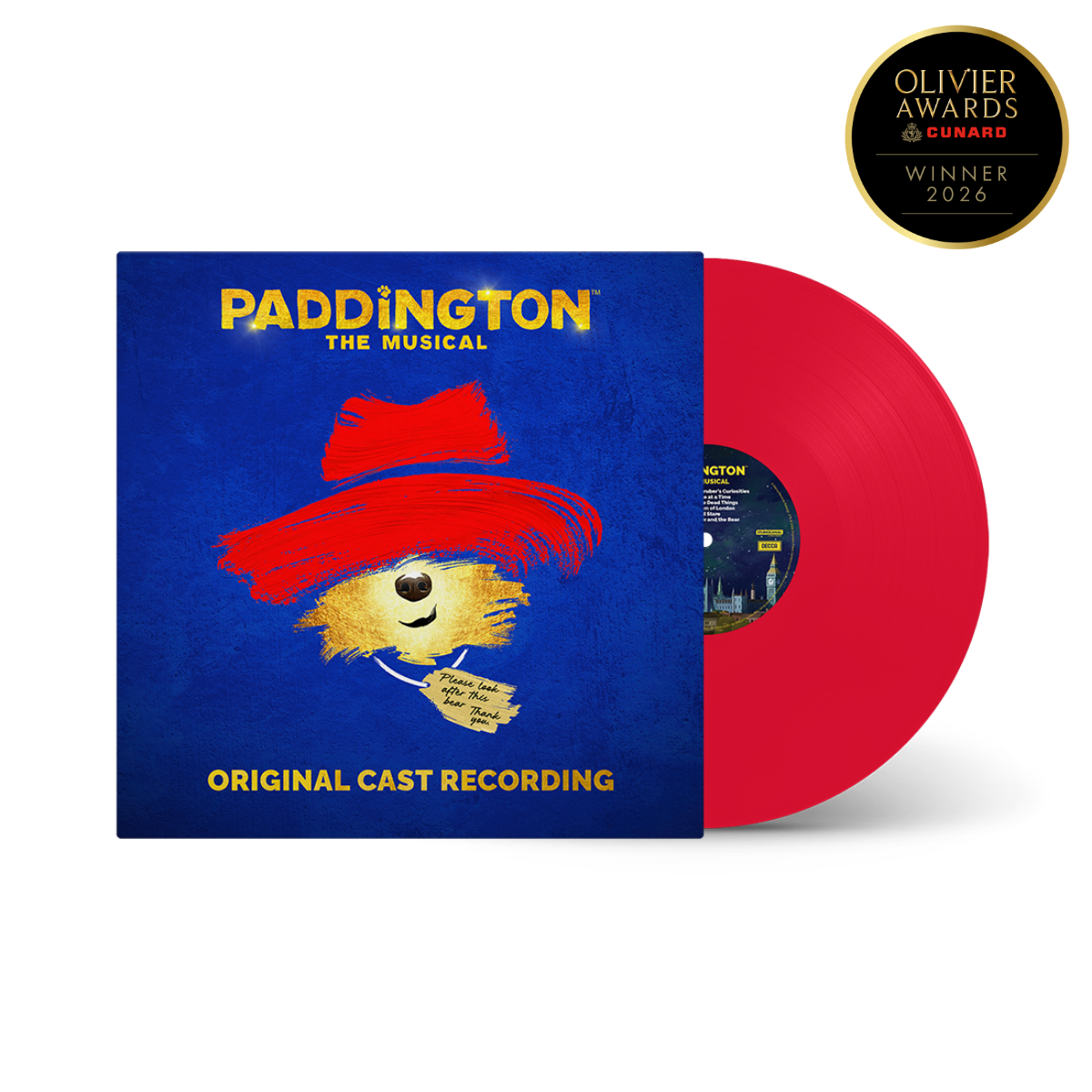 Paddington The Musical, Tom Fletcher - Paddington: The Musical: Original Cast Recording - Red Vinyl