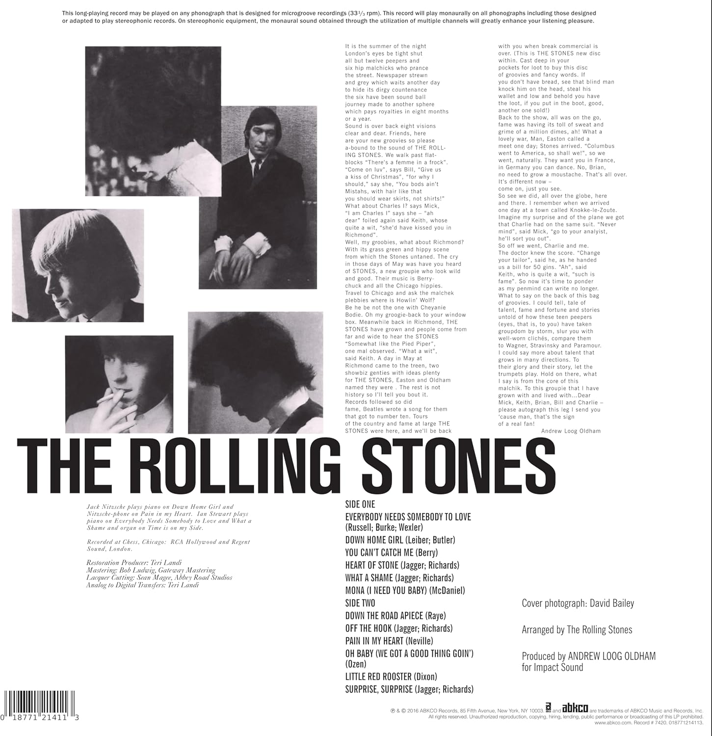 The Rolling Stones - The Rolling Stones Now! Vinyl LP