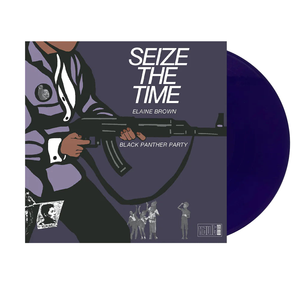 Elaine Brown, Black Panther Party - Seize the Time: Limited Deep Purple Vinyl LP