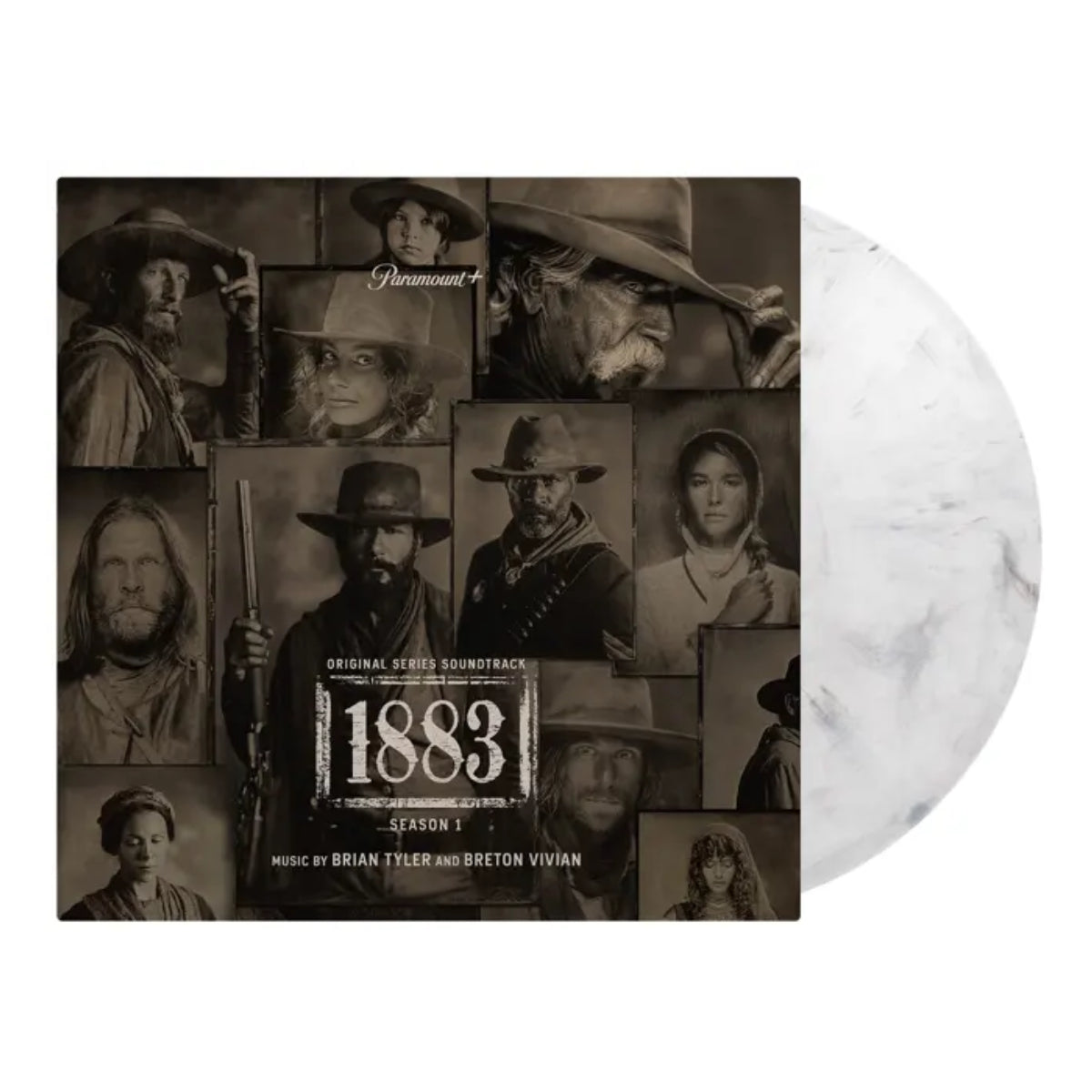 Brian Tyler and Breton Vivian - 1883 (Original Soundtrack): Ash Grey Vinyl LP