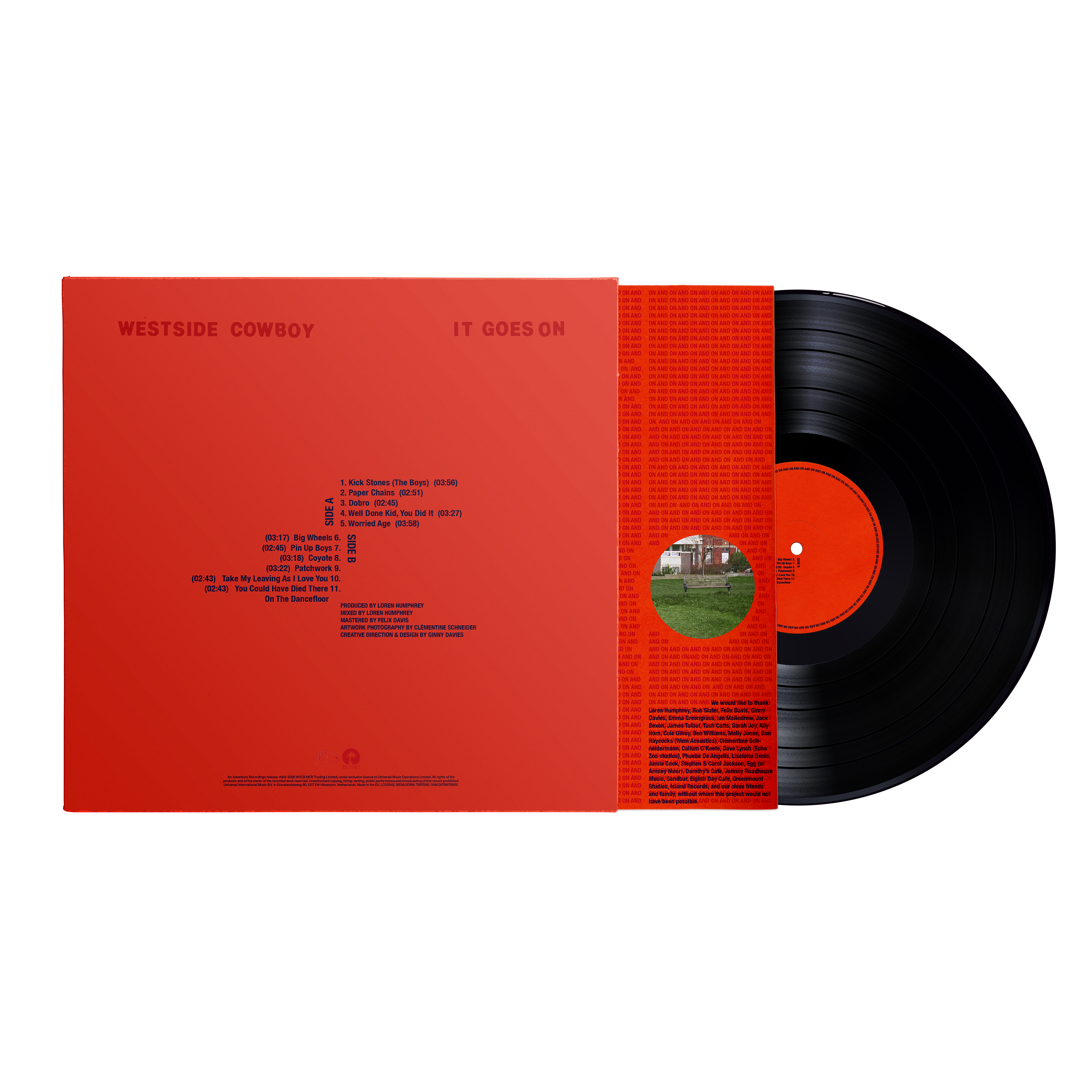 Westside Cowboy - It Goes On - Standard Vinyl