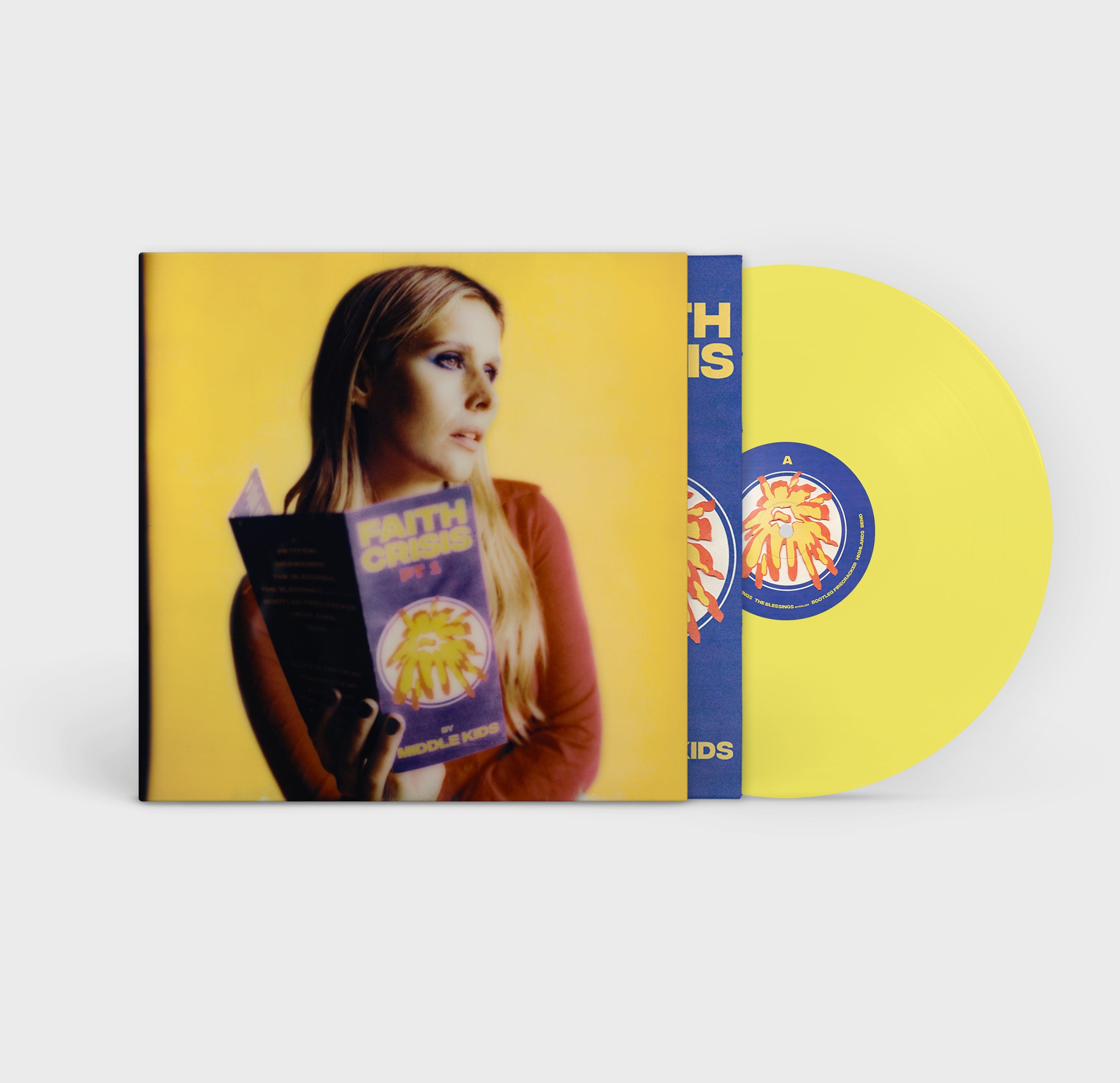 Middle Kids - Faith Crisis Pt 1: Transparent Yellow Vinyl LP