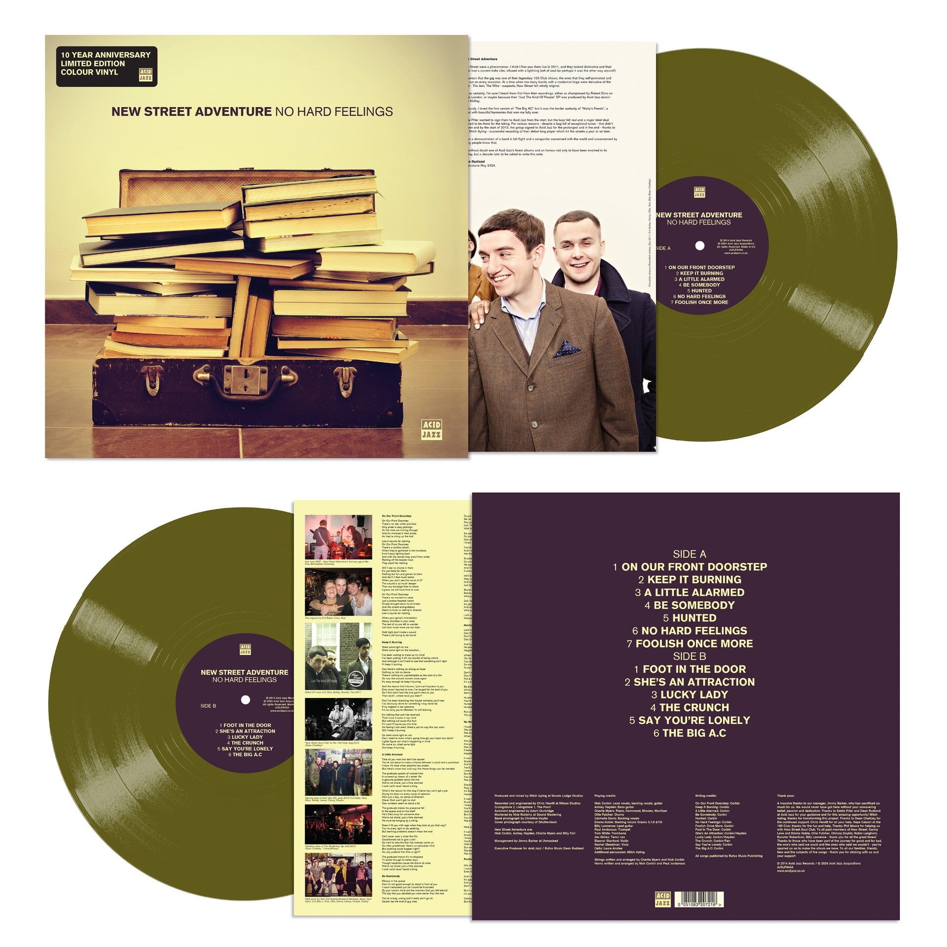 Lp Adventure New Street Adventure - No Hard Feelings (10th Anniversary): Olive Green ...