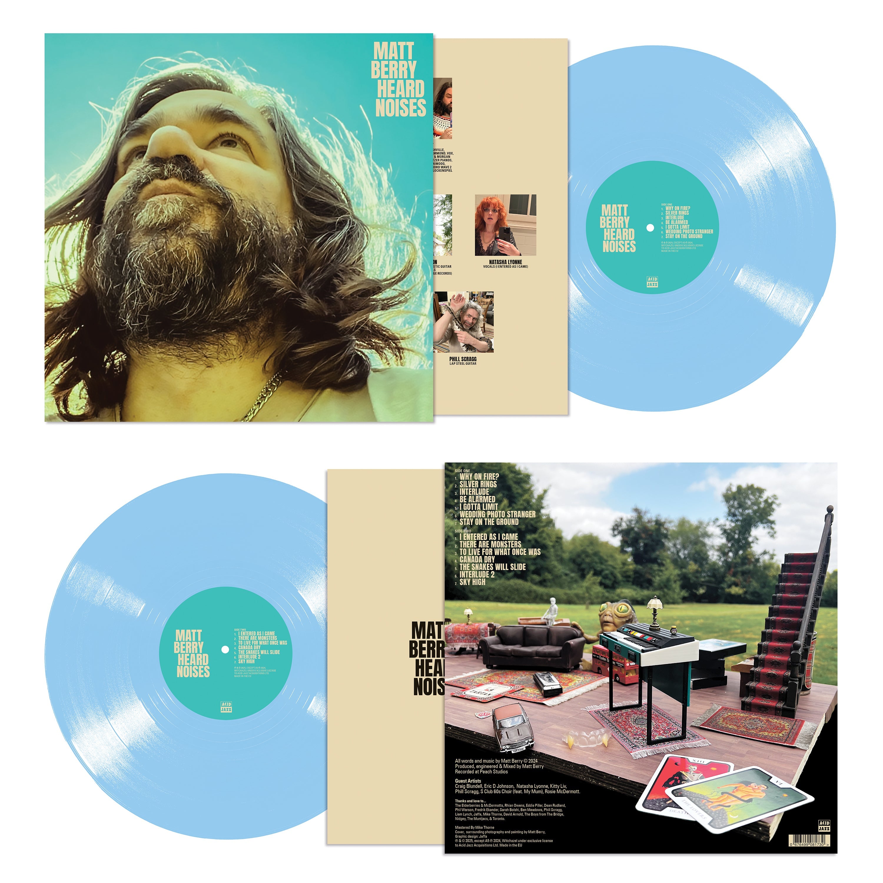 Heard Noises: Limited Blue Vinyl LP ﻿& Exclusive Holographic Art Print