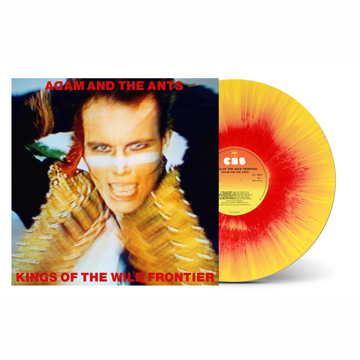 Adam & The Ants - Kings Of The Wild Frontier: Sunburst Splatter Vinyl LP [NAD26]