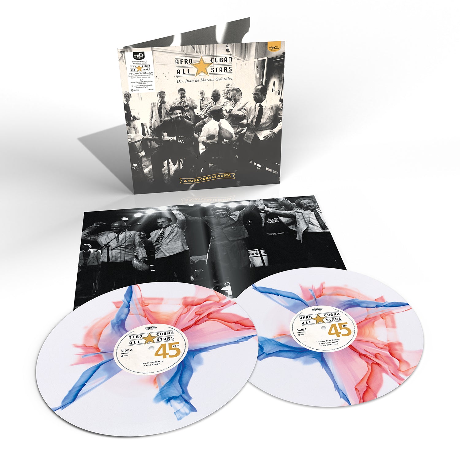 Afro Cuban All Stars - A Toda Cuba le Gusta: Red, White & Blue Vinyl 2LP