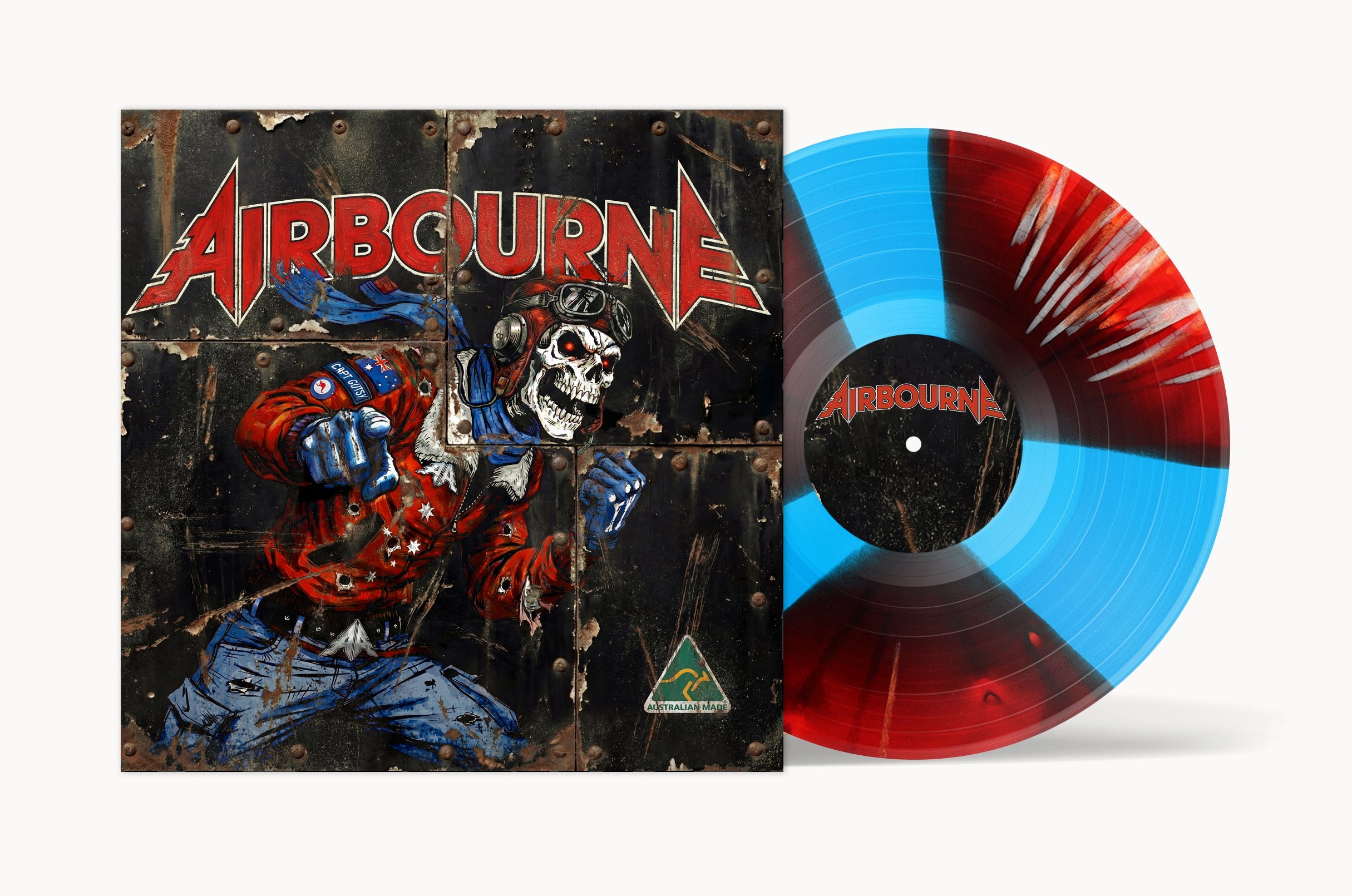AIRBOURNE - AIRBOURNE: Blue, Red, White Splatter Vinyl LP