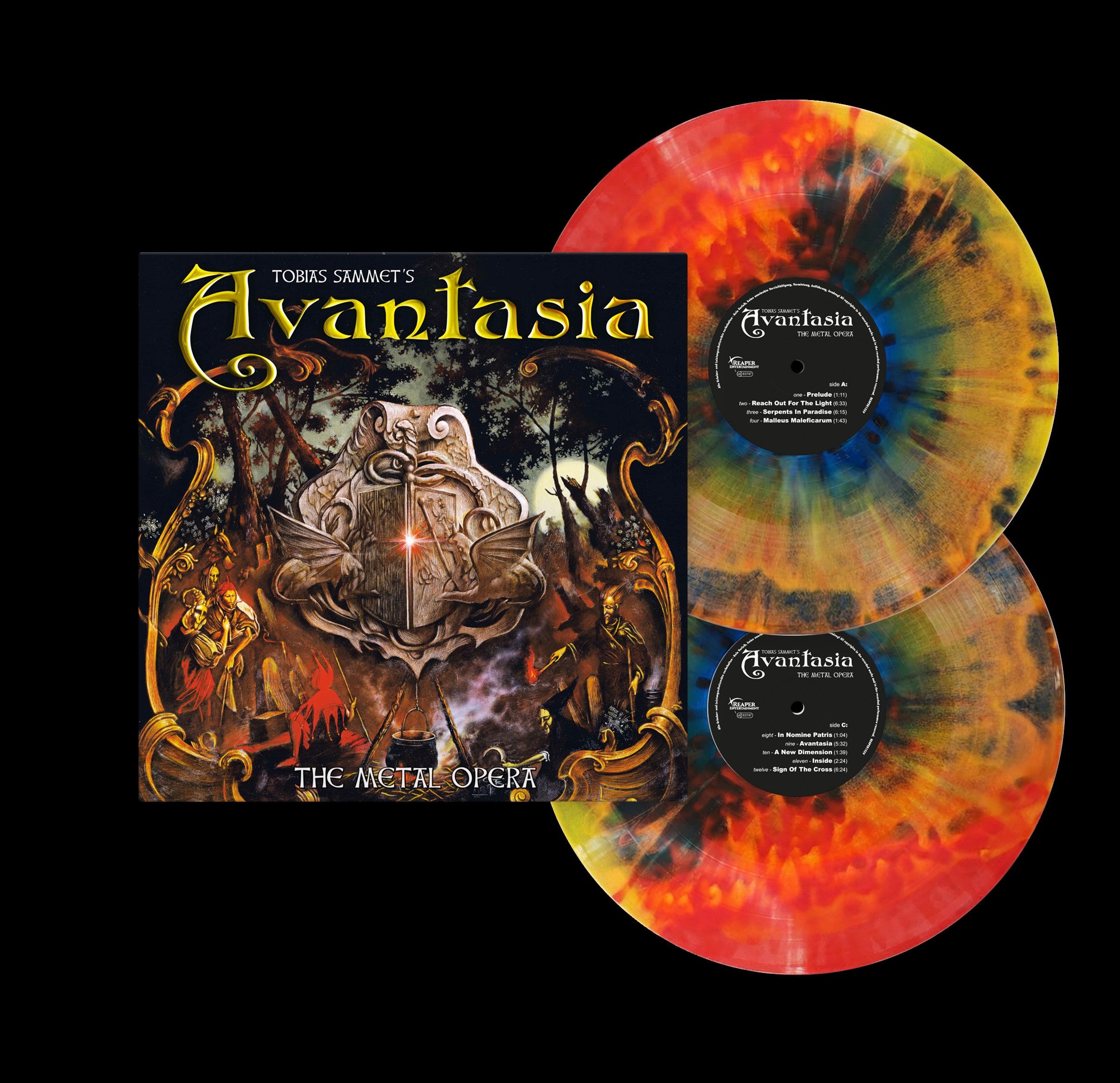 Avantasia - The Metal Opera (25 Years Edition): Blue Black Red Swirl Effect Vinyl 2LP