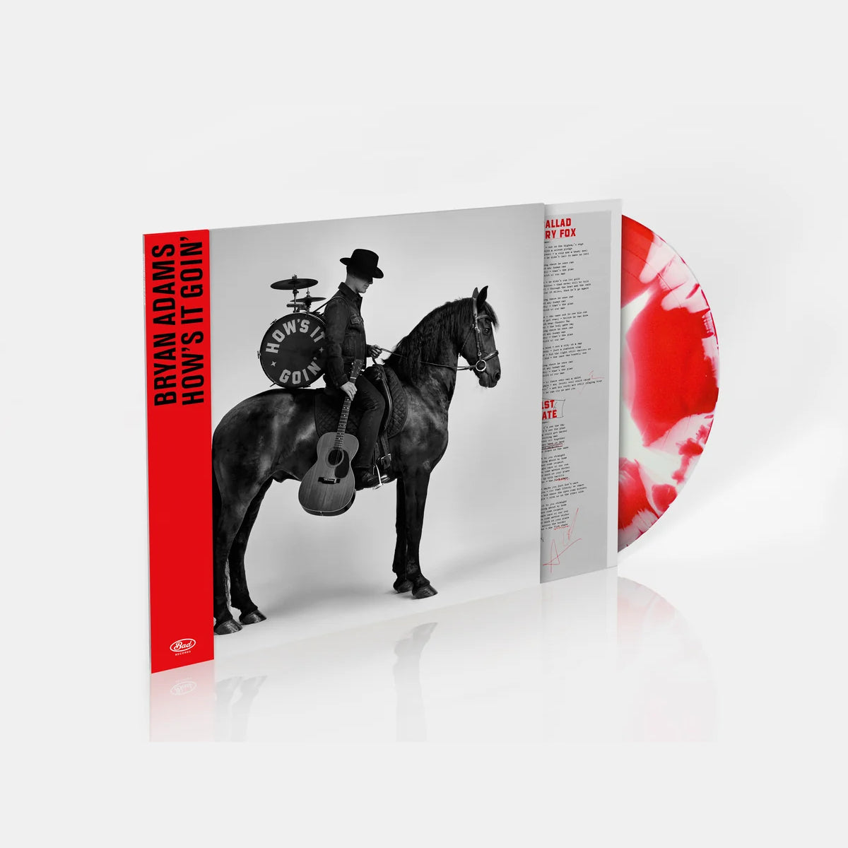 Bryan Adams - How's It Goin' Red & White Sunburst Vinyl LP