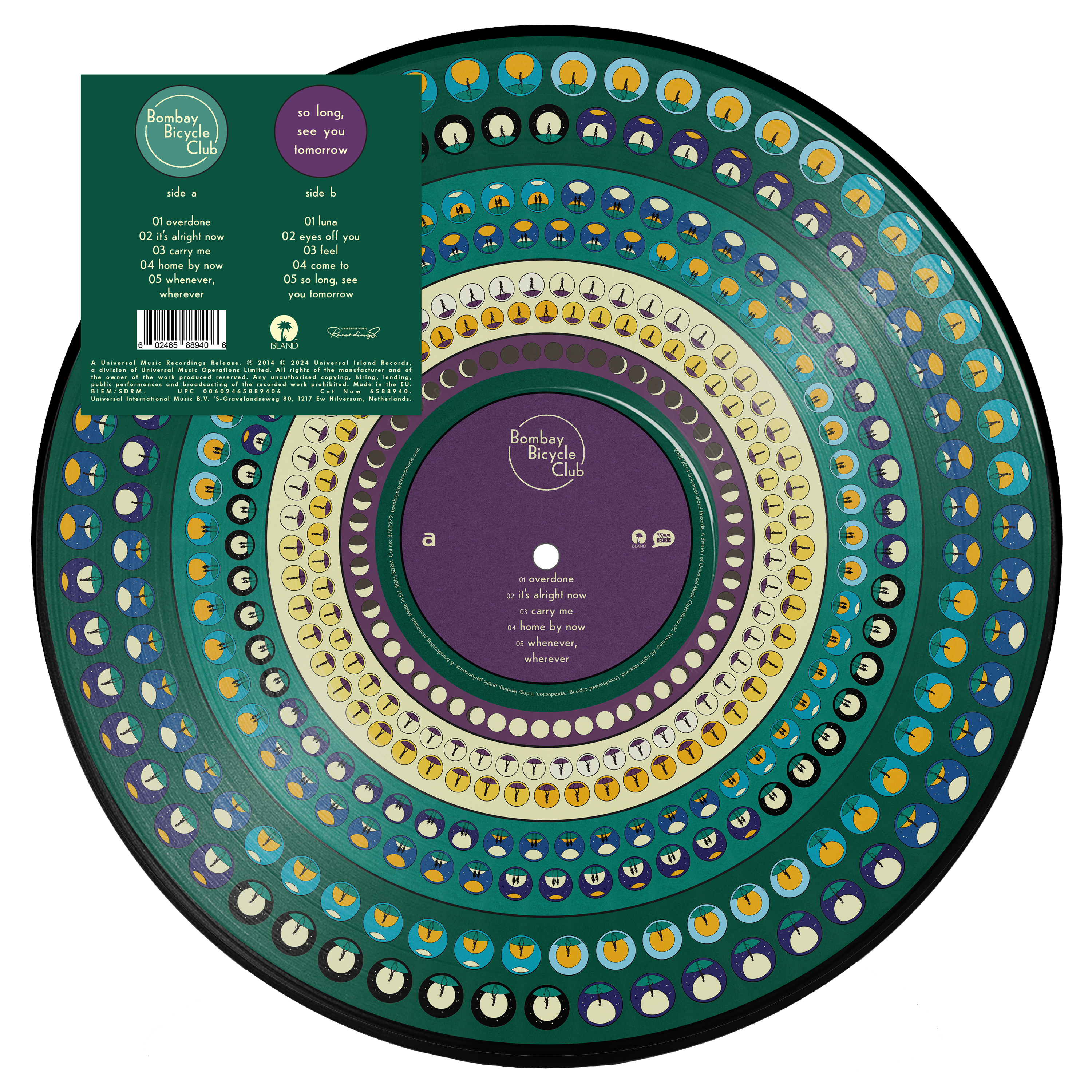 Bombay Bicycle Club - So Long, See You Tomorrow: Zoetrope Vinyl LP.