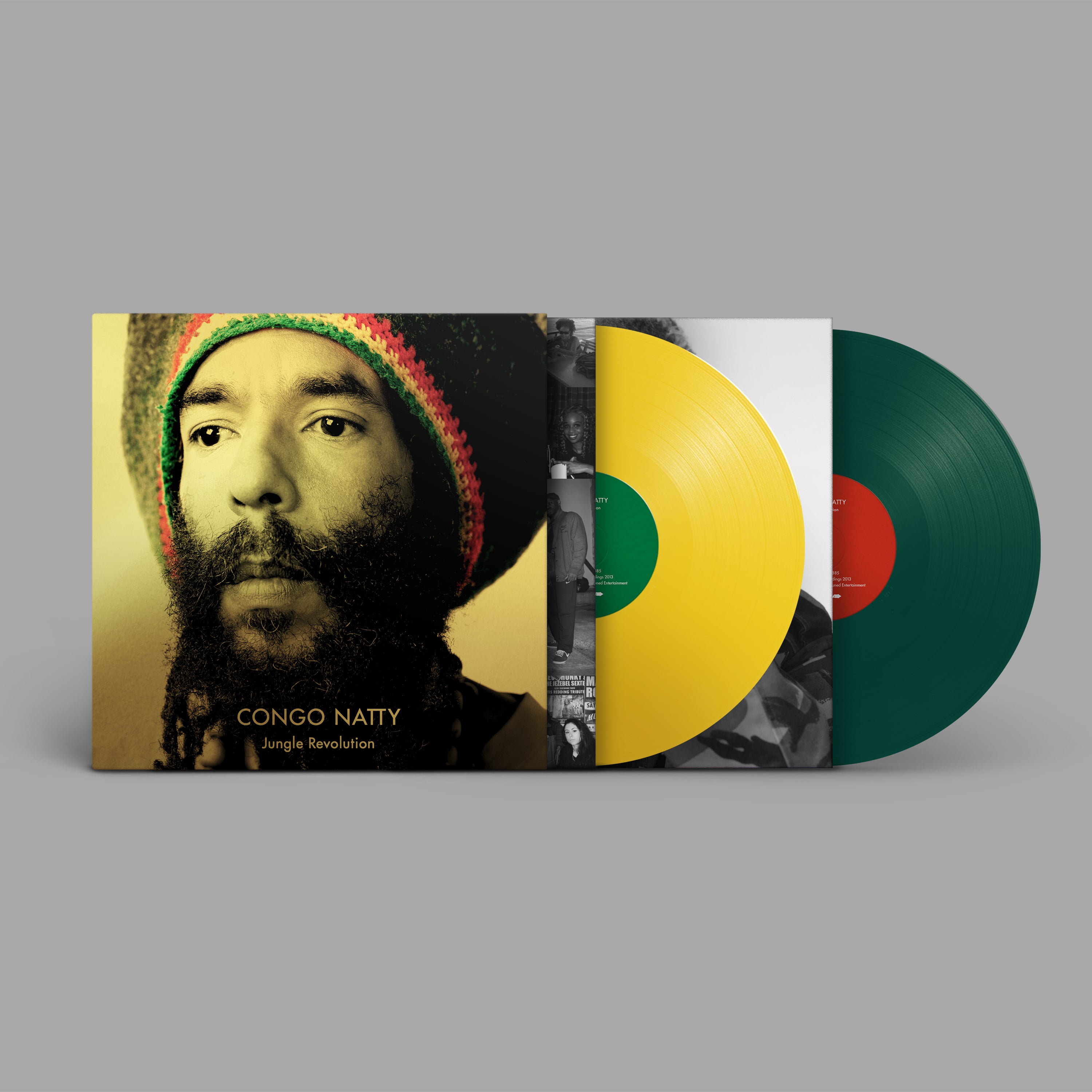 英LP Congo Natty Jungle Revolution (2LP) (10 Year Anniversary Editio BD227X Big Dada Recordings  /00460 Congo Natty - Jungle Revolution (10th Anniversary): Yellow