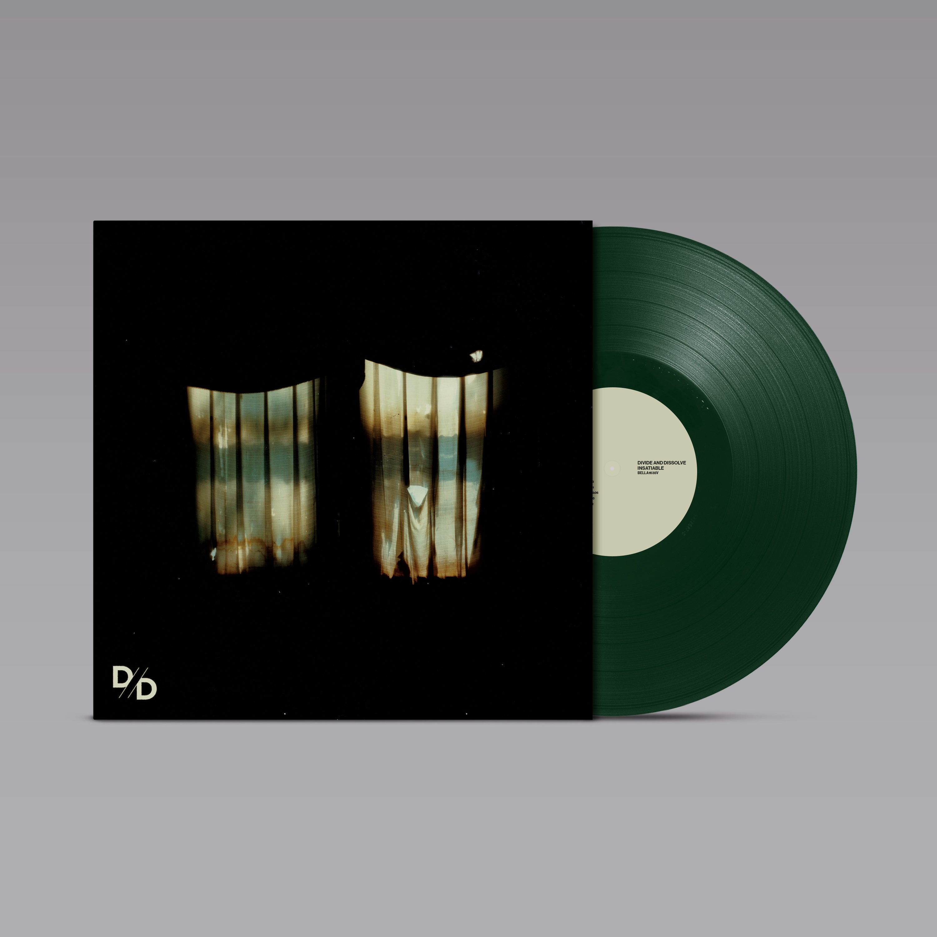 Divide and Dissolve - Insatiable: Dark Green Vinyl LP