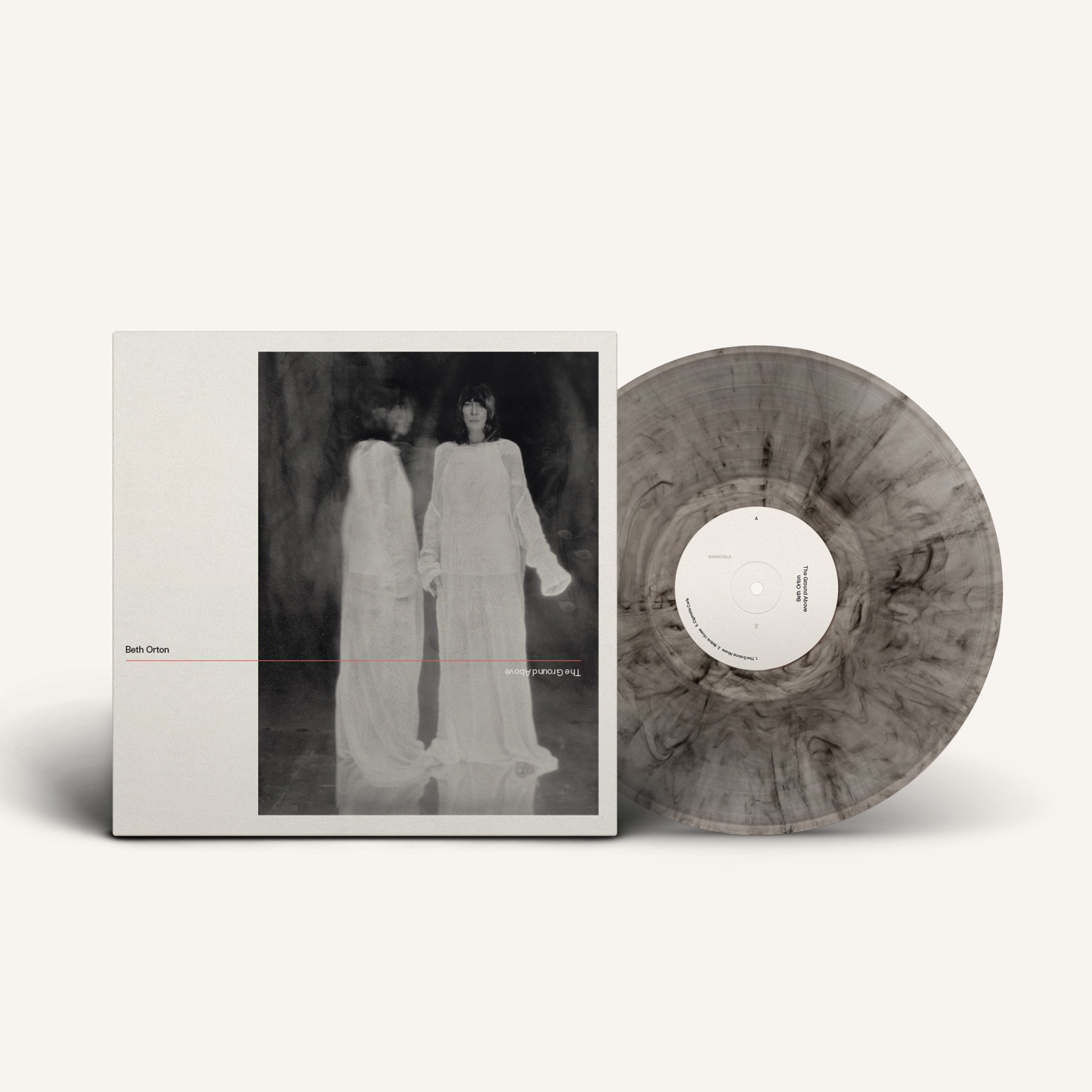 The Ground Above: "Cigarette Curls" Smoky Marbled Vinyl LP & Signed Print