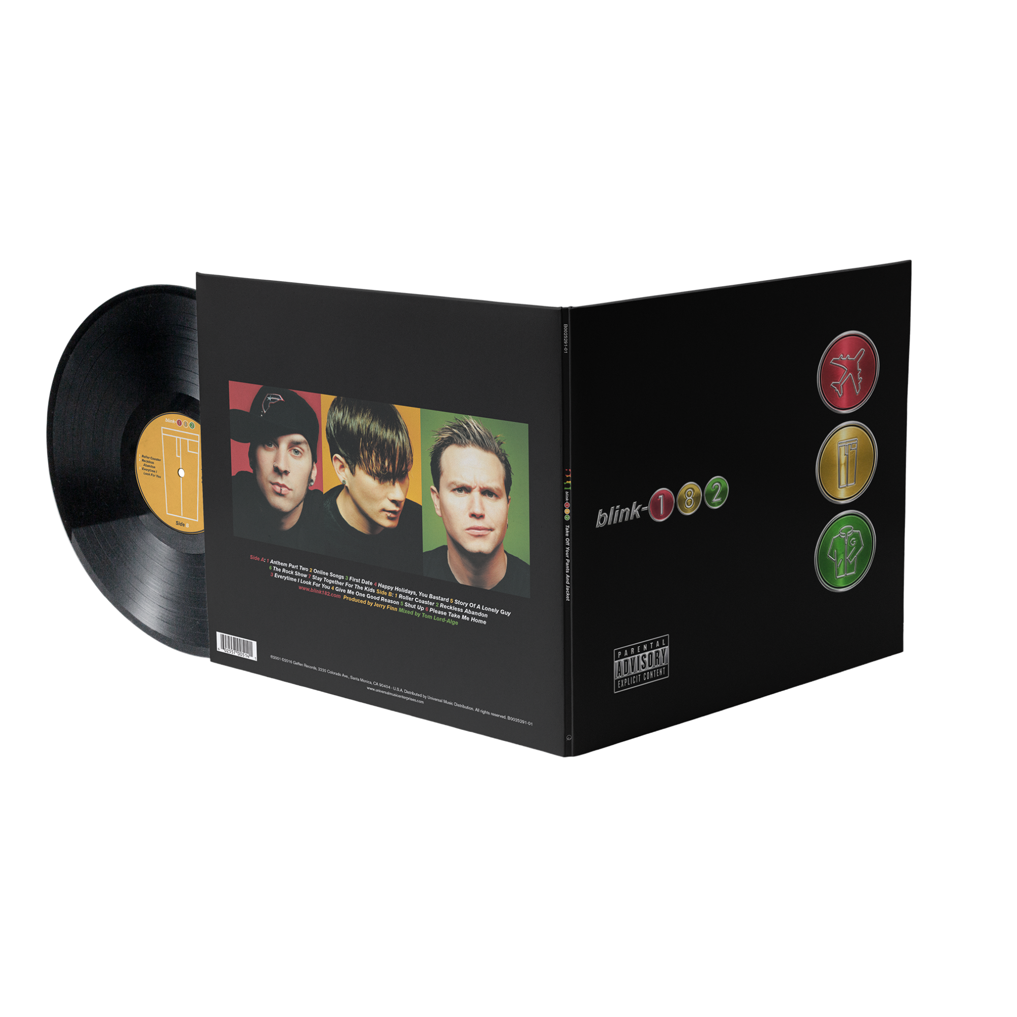 Blink 182 - Take Off Your Pants and Jacket (25 year Anniversary Edition): 2LP