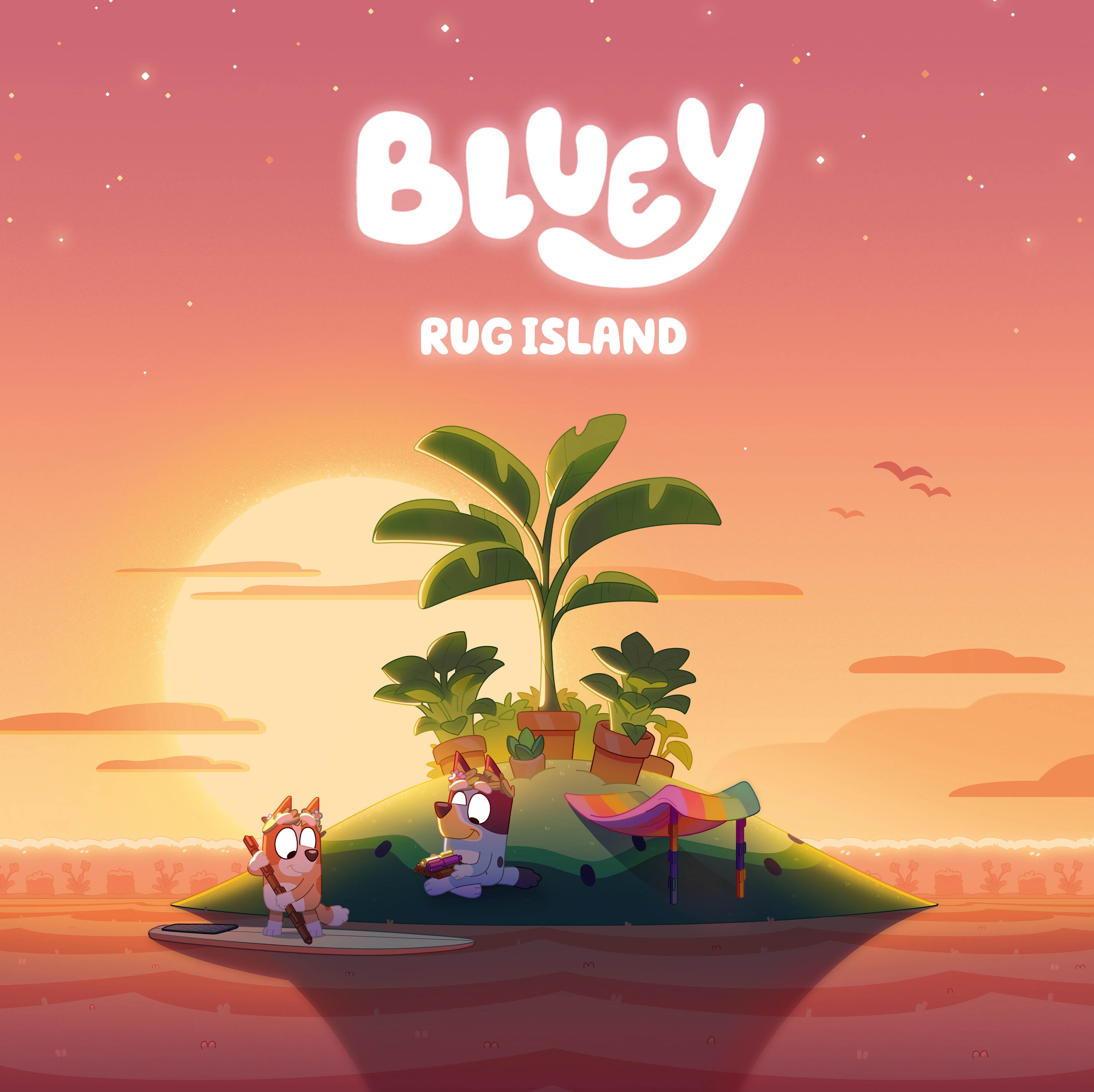 Bluey - Bluey - Rug Island: Sunset Orange Vinyl LP