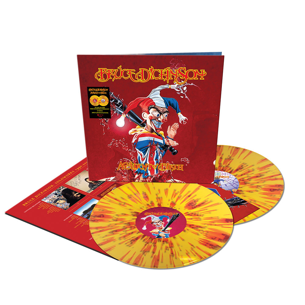 Bruce Dickinson - Accident of Birth: Yellow & Red Splatter Vinyl 2LP [NAD26]