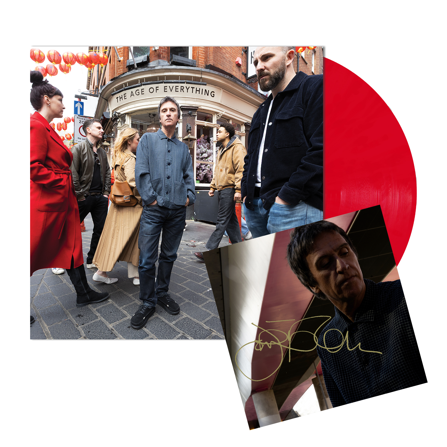 The Age of Everything: Red Vinyl LP & Signed Print