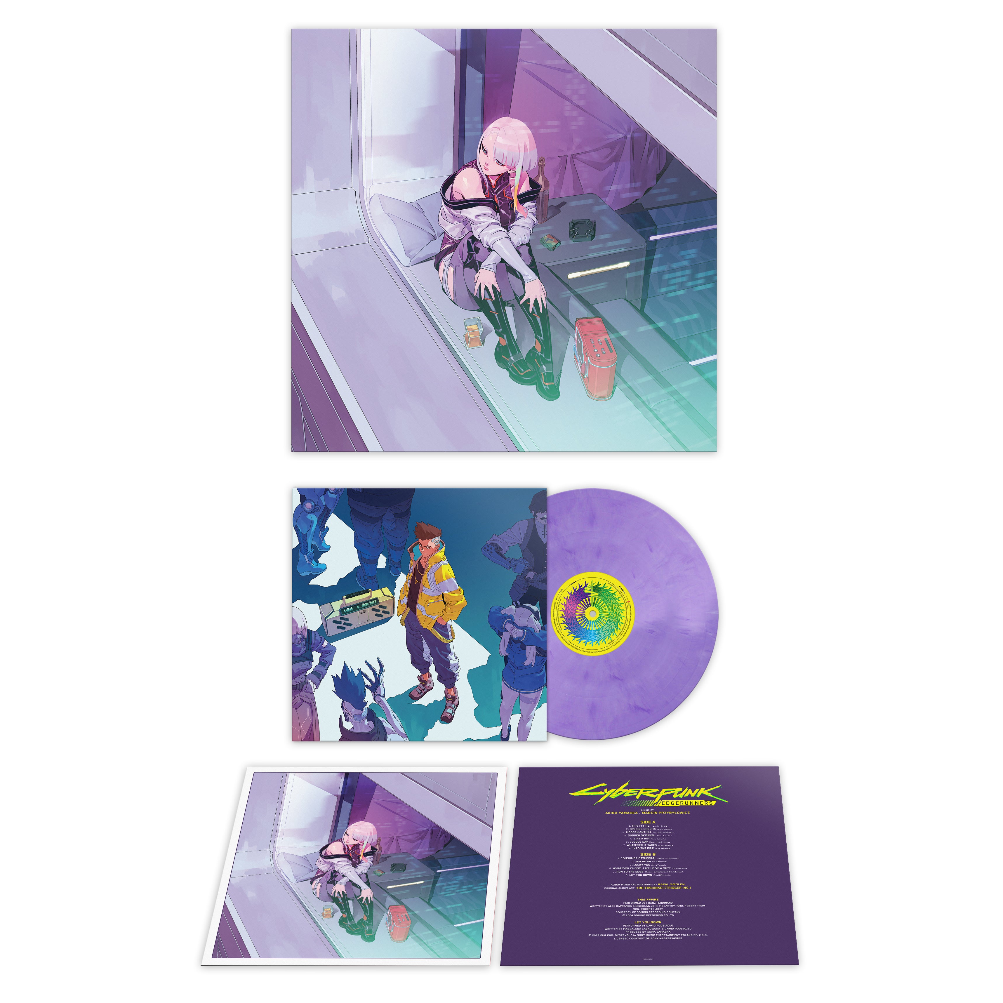 Akira Yamaoka & Marcin Przybylowicz - Cyberpunk- Edgerunners (OST): Purple Marbled Vinyl LP