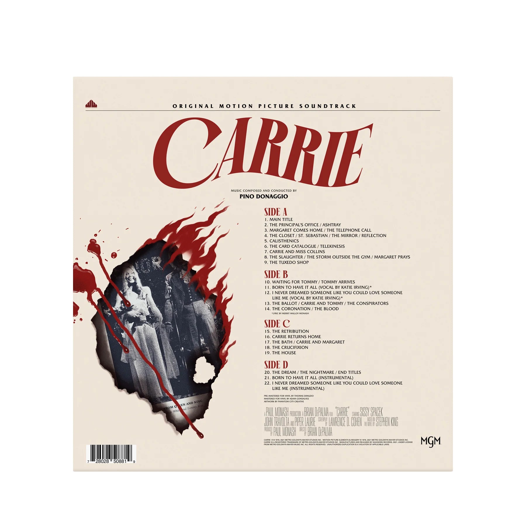 Pino Donaggio - Carrie (OST): Limited Orange Smoke Vinyl 2LP