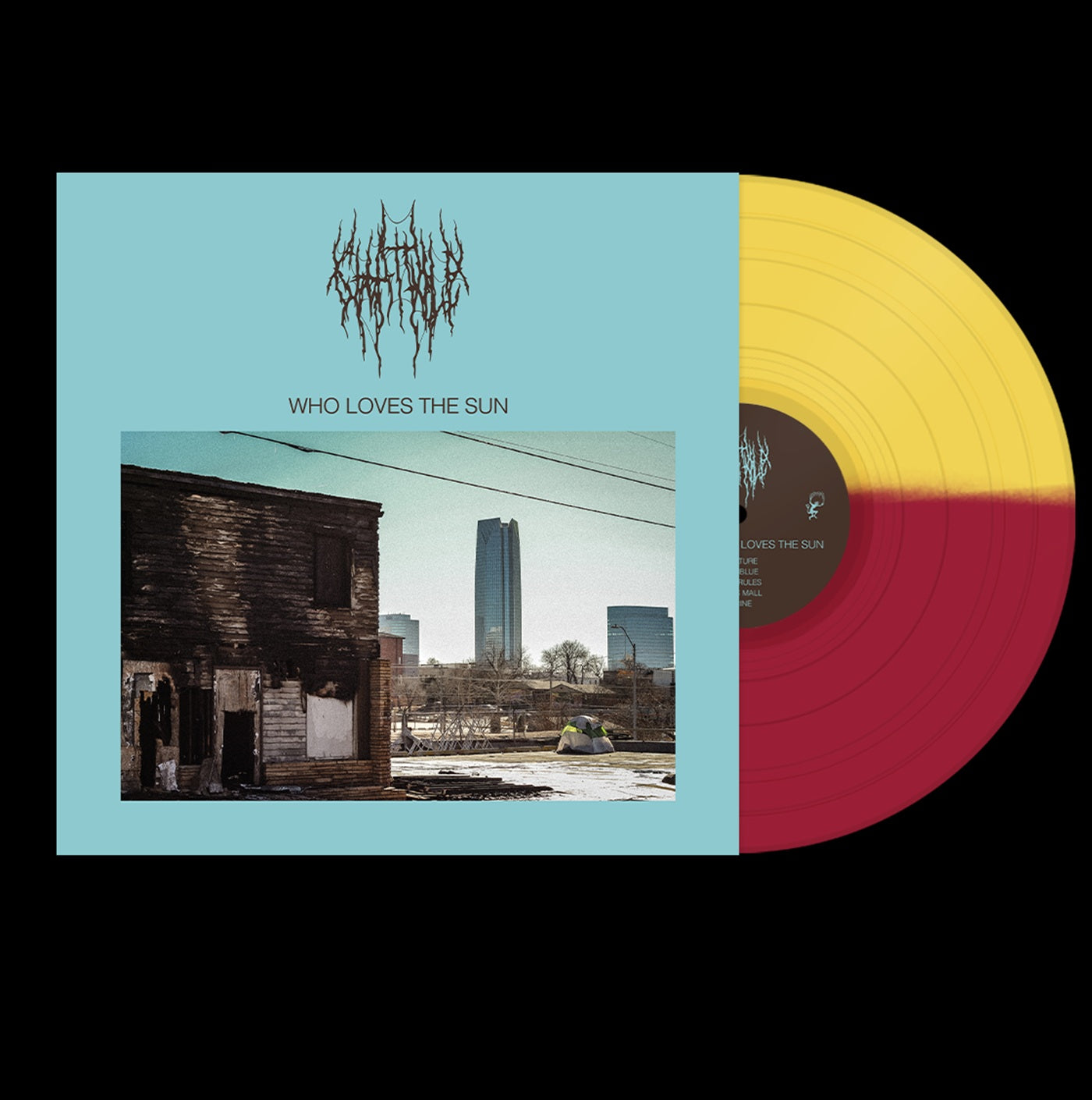 Chat Pile - Who Loves The Sun: Half Magenta and Lemon Yellow Vinyl LP