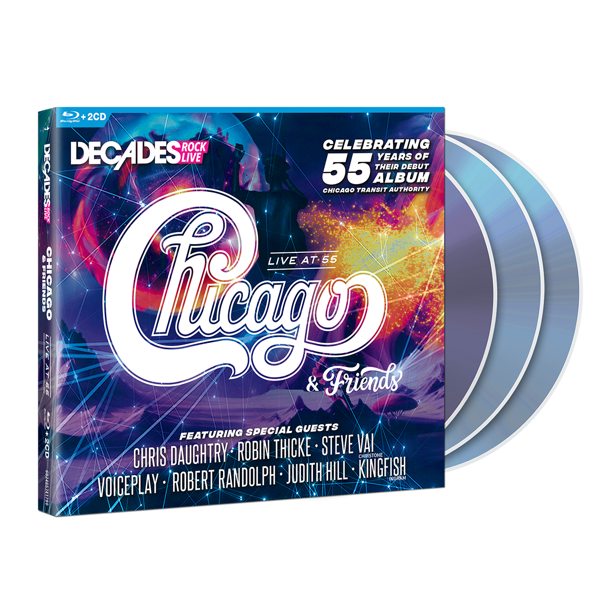 Chicago - Chicago & Friends - Live At 55: Blu-Ray + 2CD