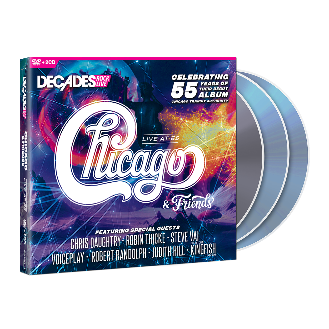 Chicago - Chicago & Friends - Live At 55: DVD + 2CD