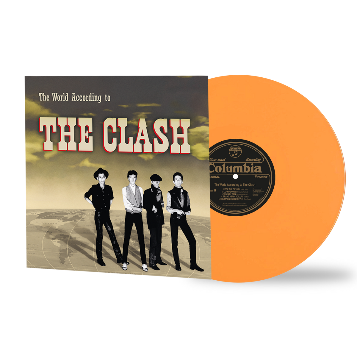 The Clash - The World According to The Clash: Orange Vinyl LP