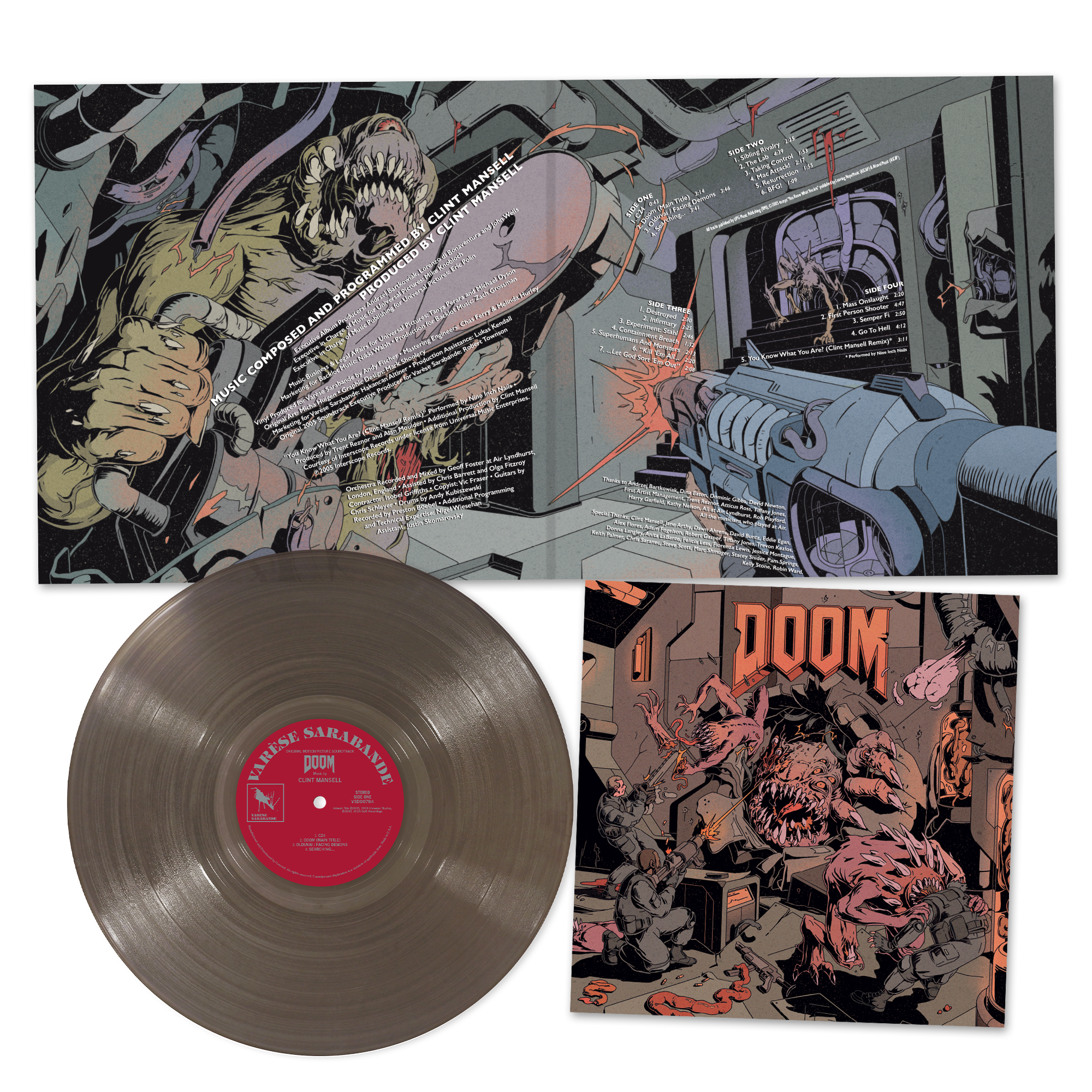 Clint Mansell - Doom (Original Motion Picture Soundtrack): Deluxe Edition 'Black Ice' Vinyl 2LP