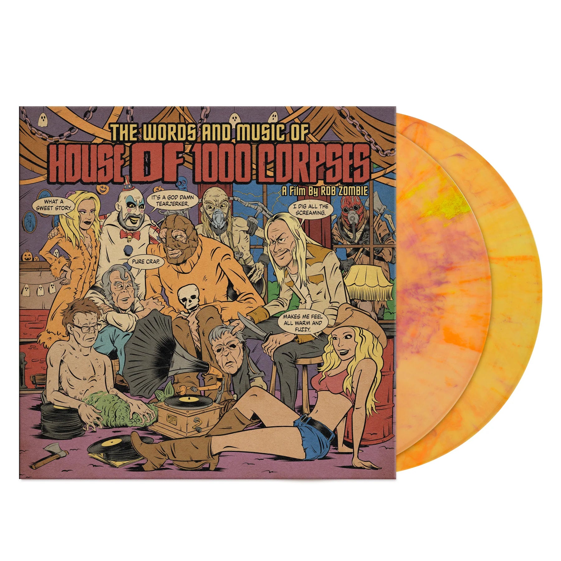 Rob Zombie - The Words & Music of House of 1000 Corpses: Limited 'Halloween Party' Coloured Vinyl 2LP