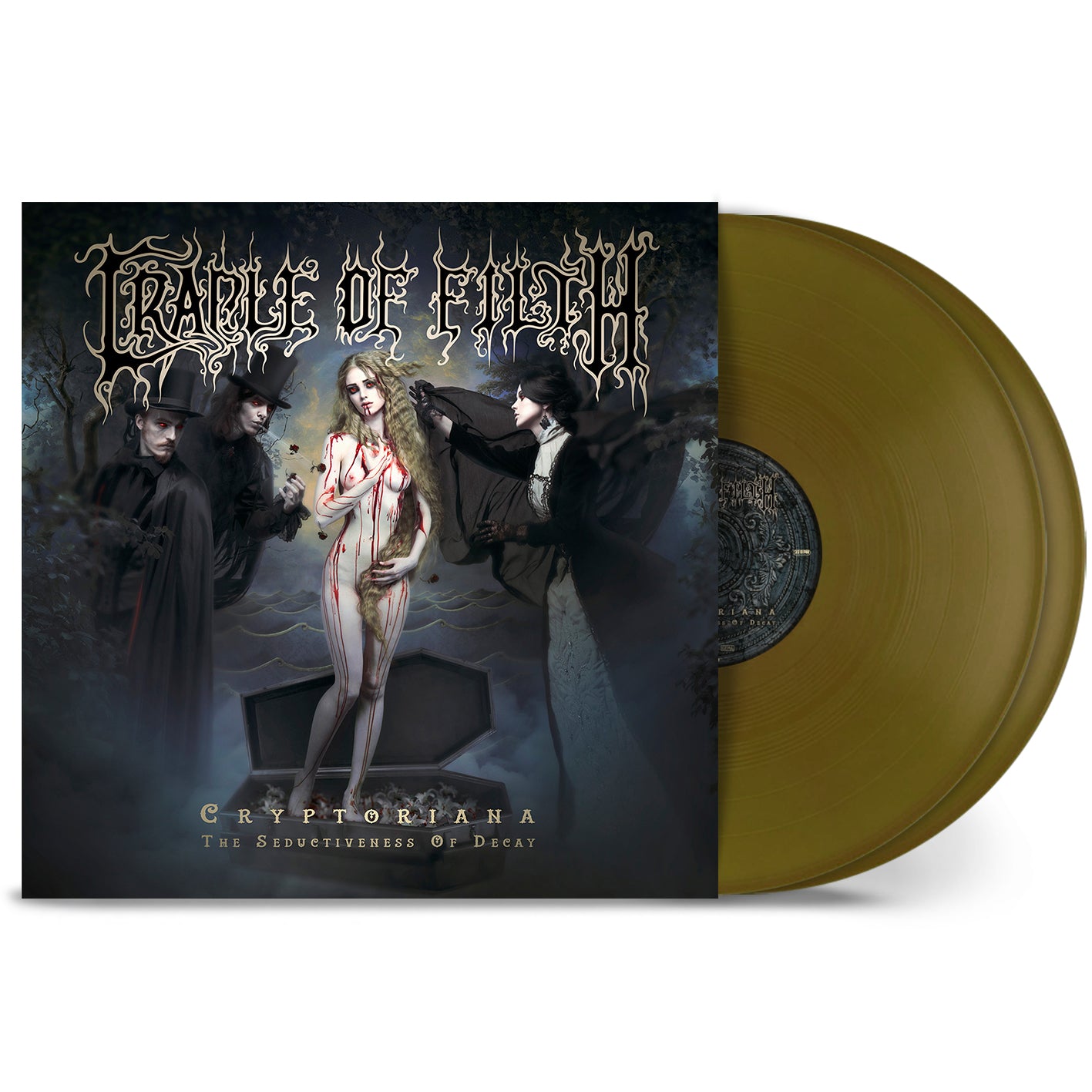 Cradle of Filth - Cryptoriana – The Seductiveness Of Decay: Gold Vinyl 2LP