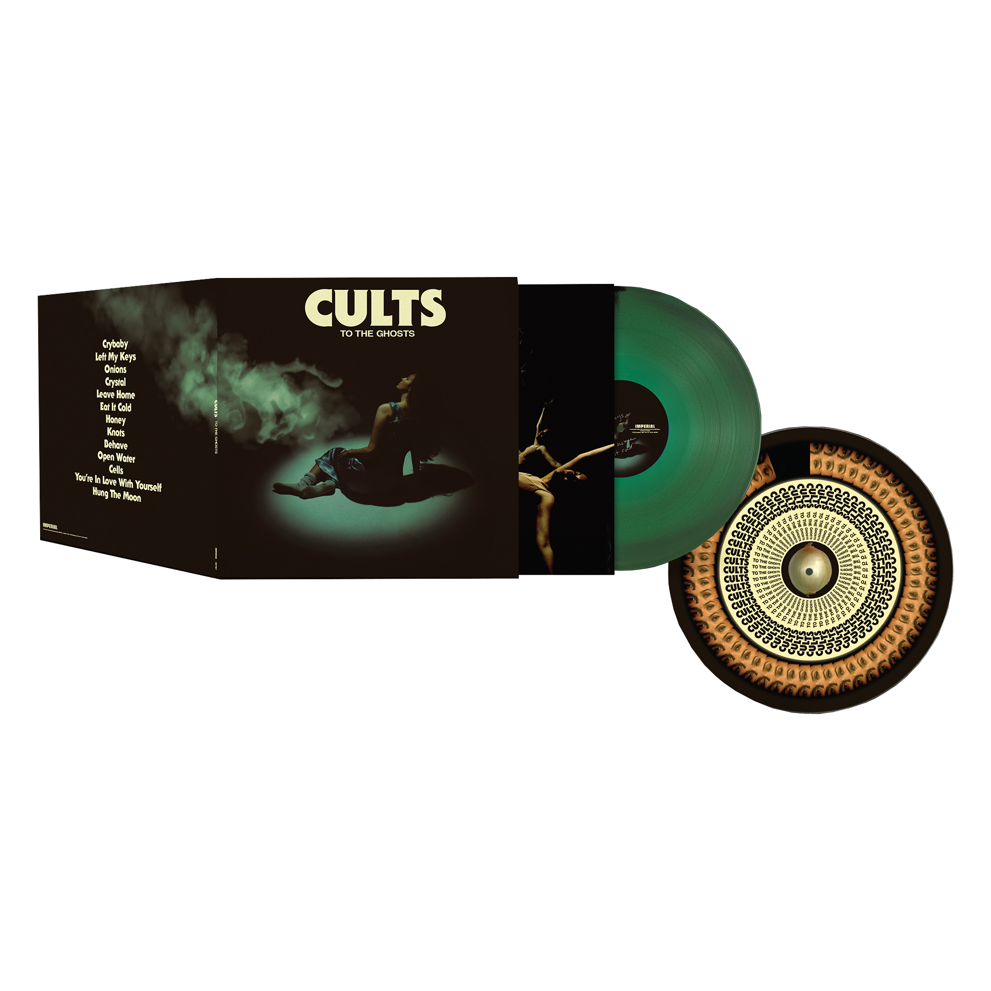 Cults - To The Ghosts: Limited Green LP & Signed Zoetrope Slipmat