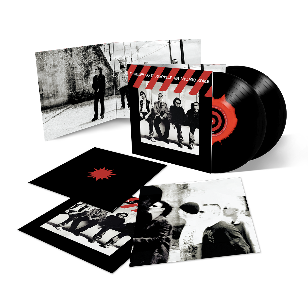 U2 - How To Dismantle An Atomic Bomb (20th Anniversary): Exclusive 2LP Black & Red Ink Spot Vinyl (Limited Edition)