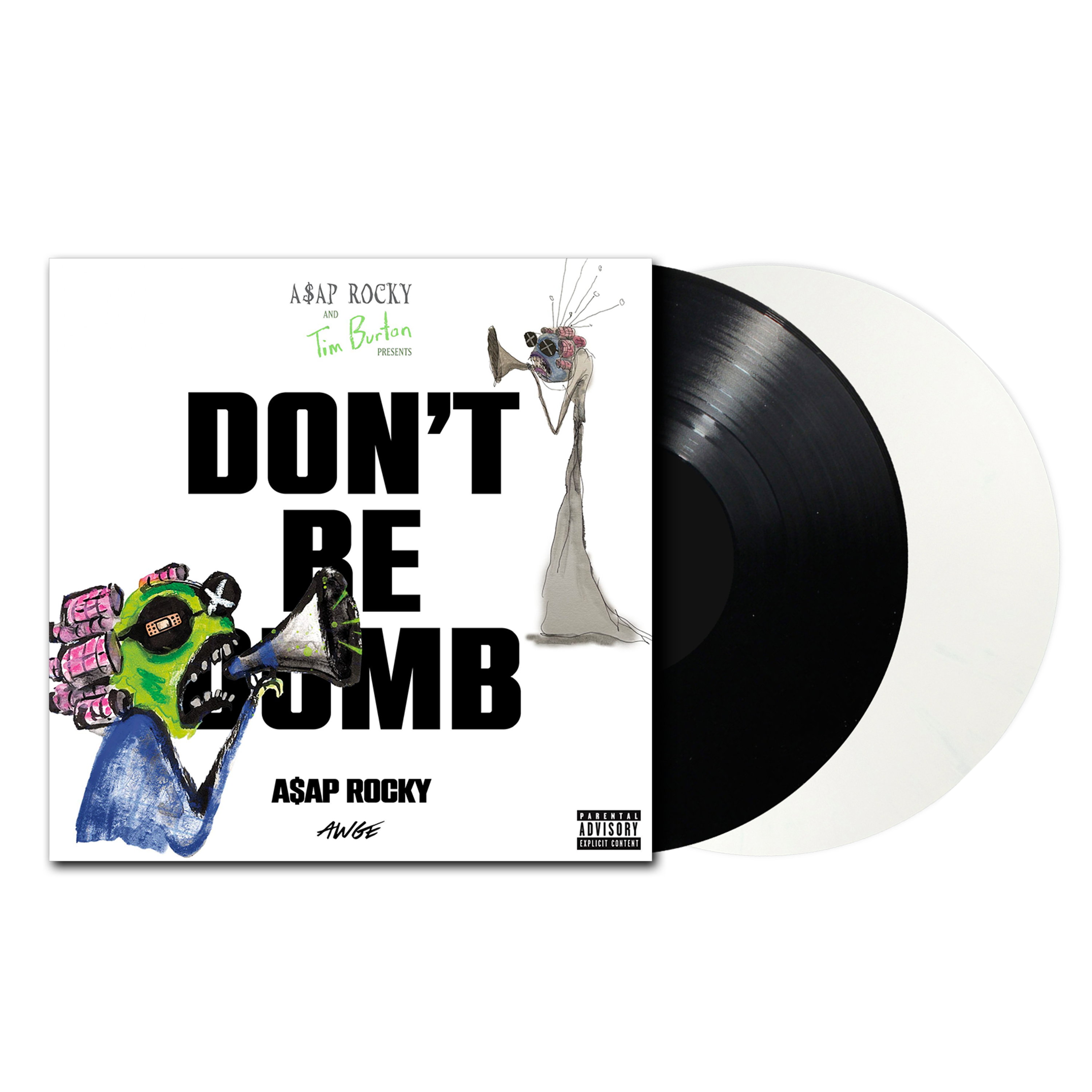 A$AP Rocky - Don't Be Dumb: Black & White Vinyl 2LP