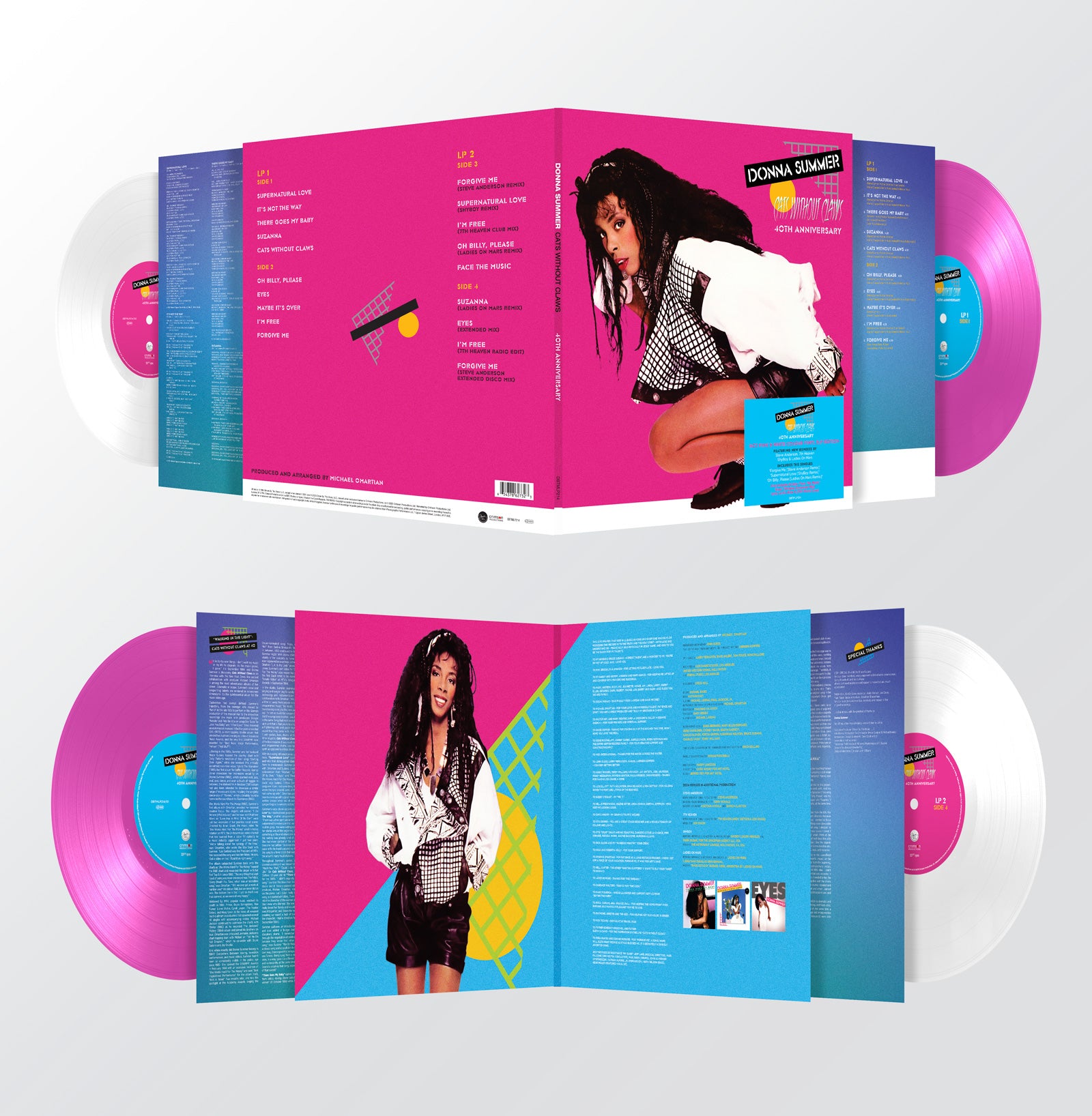 Donna Summer - Cats Without Claws (40th Anniversary): Limited Pink and White 2LP