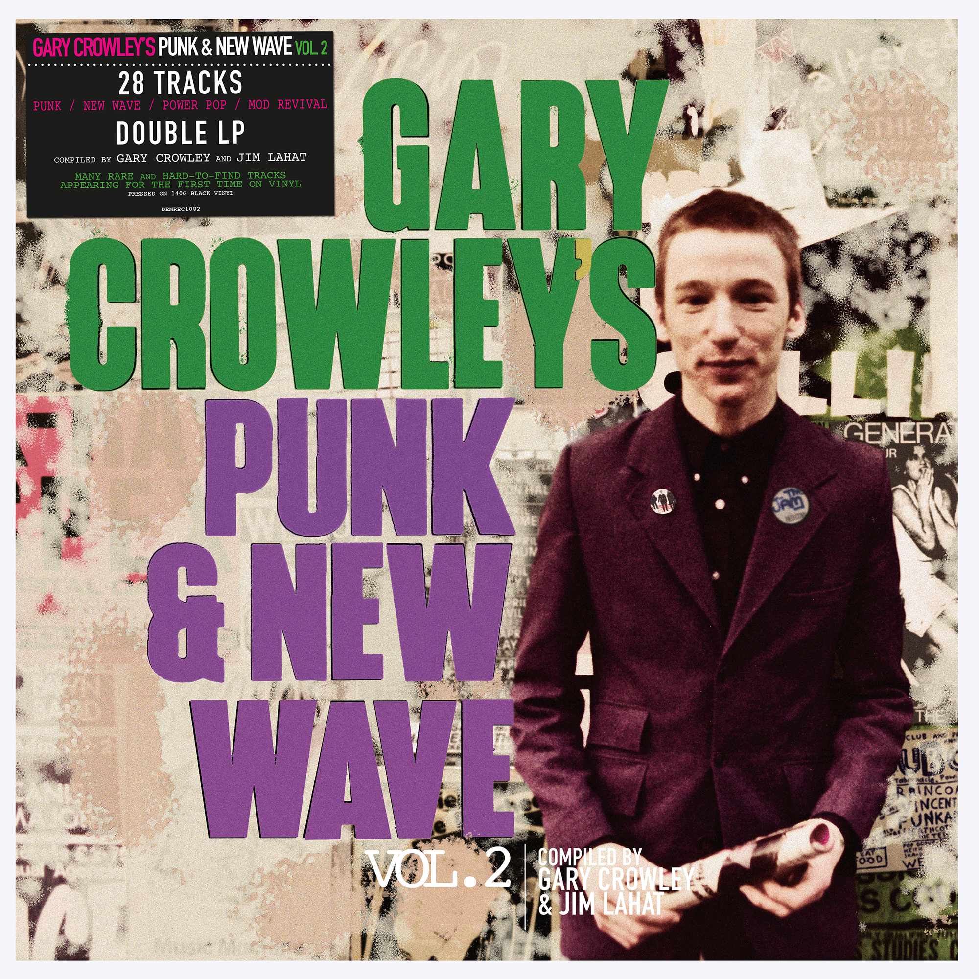Various Artists - Gary Crowley's Punk & New Wave 2: 140g Vinyl 2LP