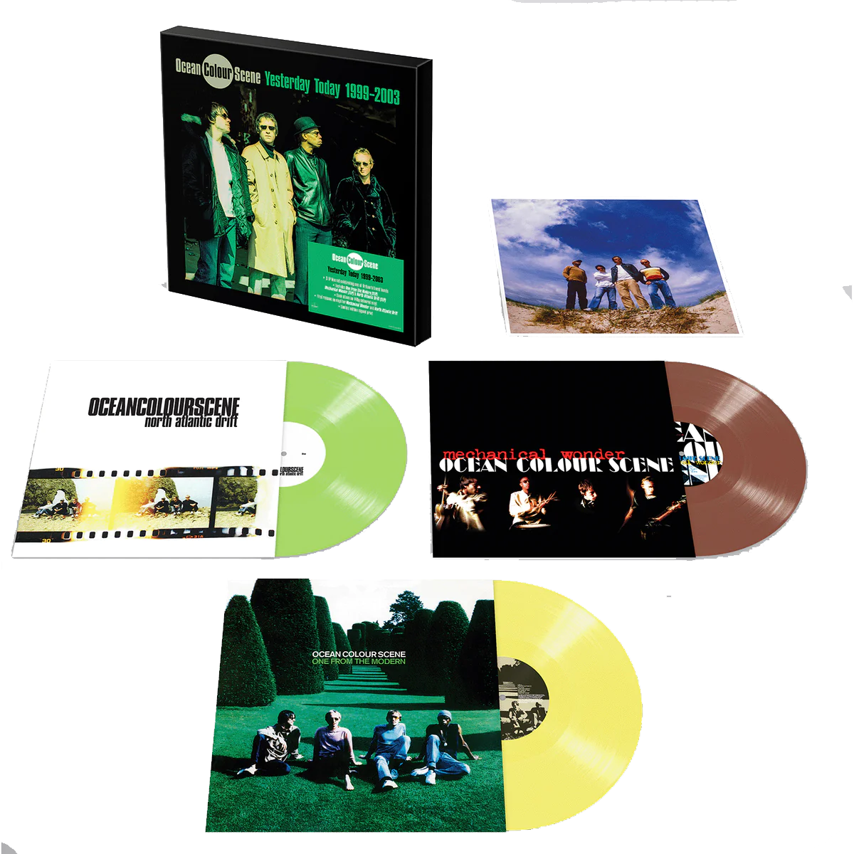 Yesterday Today 1999 – 2003: Colour Vinyl 3LP Box Set [Signed by Ocean Colour Scene]