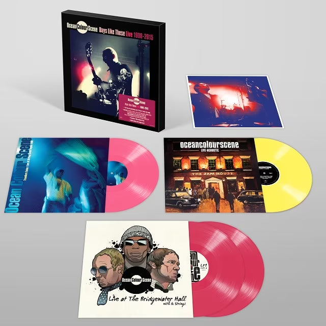 Ocean Colour Scene - Days Like These – Live 1998 -2015: Colour Vinyl 4LP & Signed Print