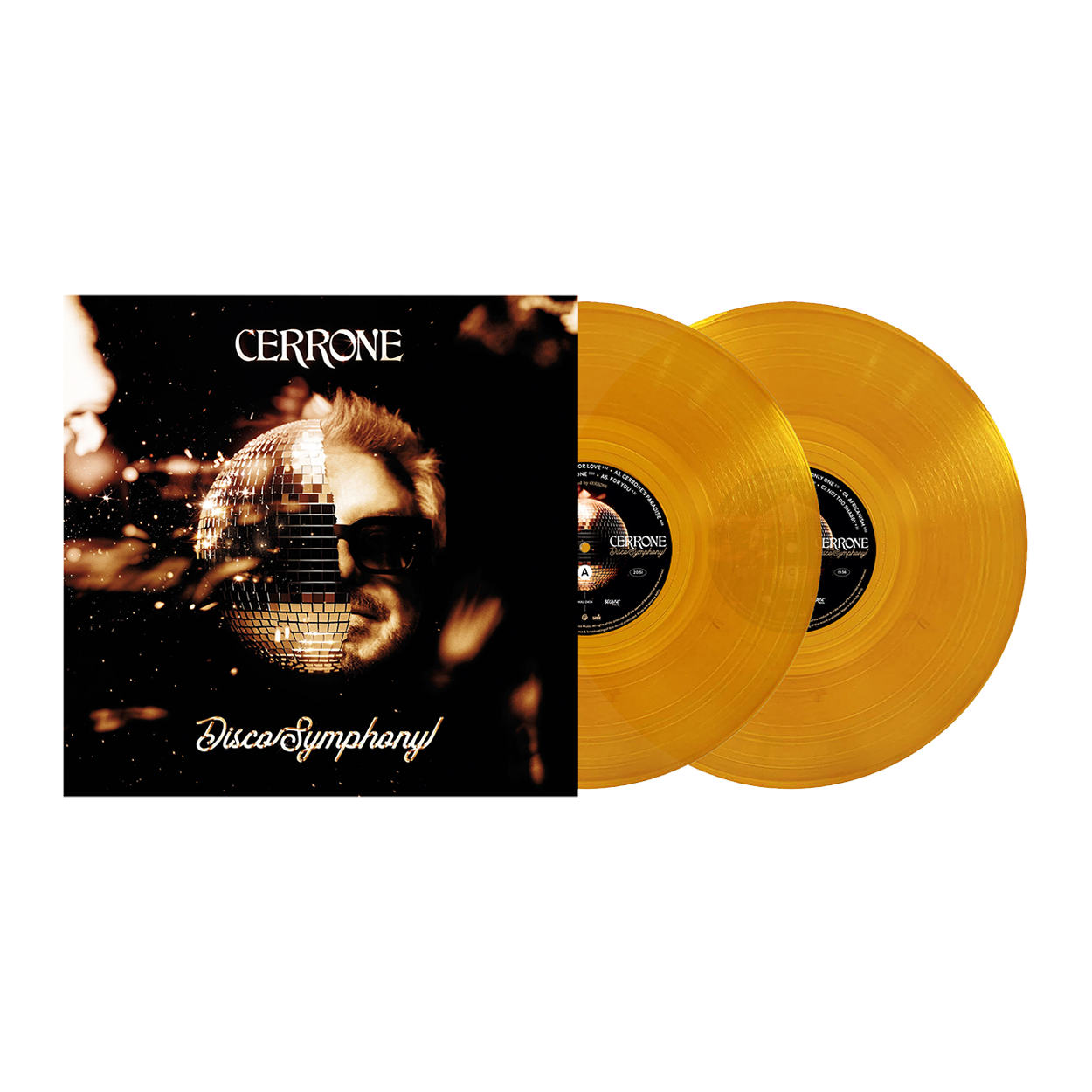 Cerrone - Disco Symphony: Amber Crystal Clear Vinyl 2LP