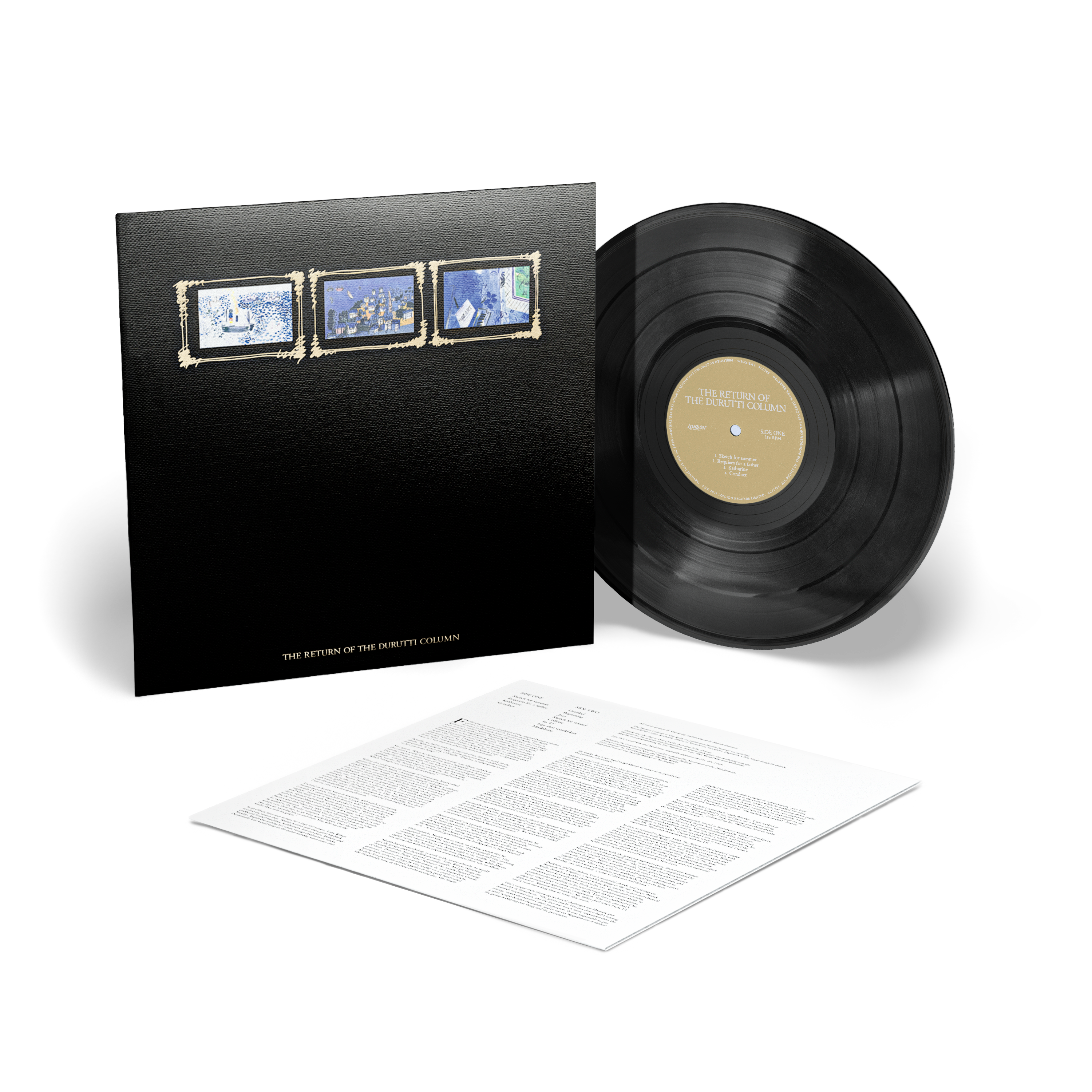The Durutti Column - The Return of The Durutti Column: Black Vinyl LP