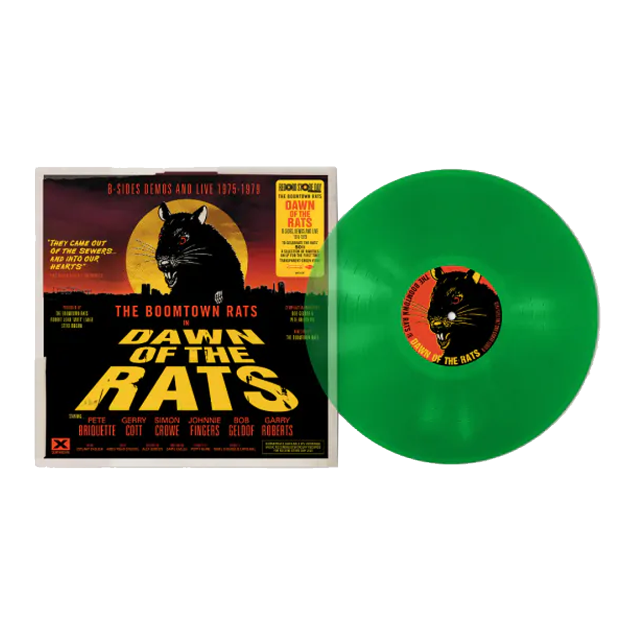 The Boomtown Rats - Dawn Of The Rats: B-Sides, Demos And Live 1975-1979 (RSD25): Translucent Green Vinyl LP